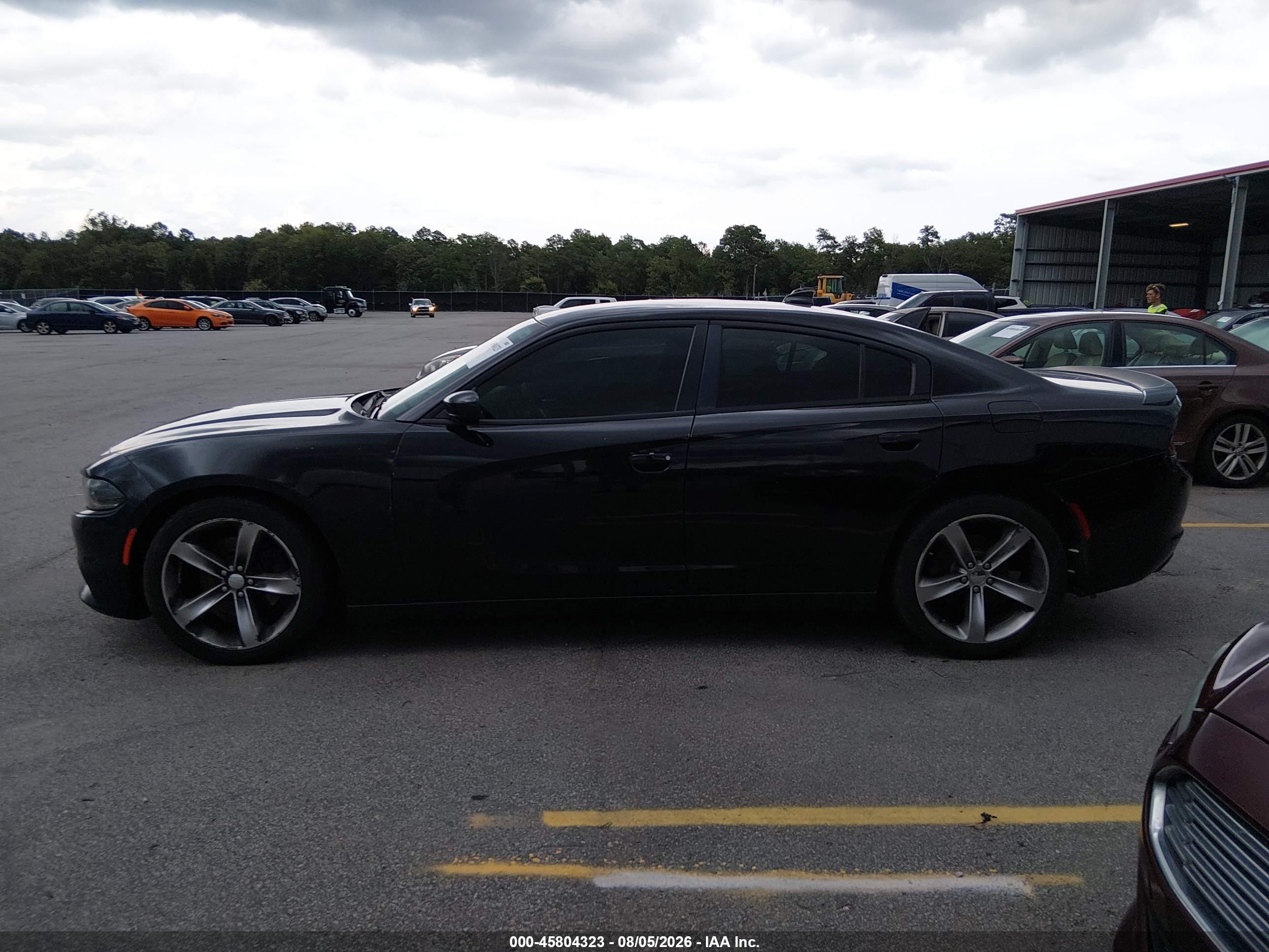 2015 Dodge Charger R/t Black vin: 2C3CDXCT8FH917471