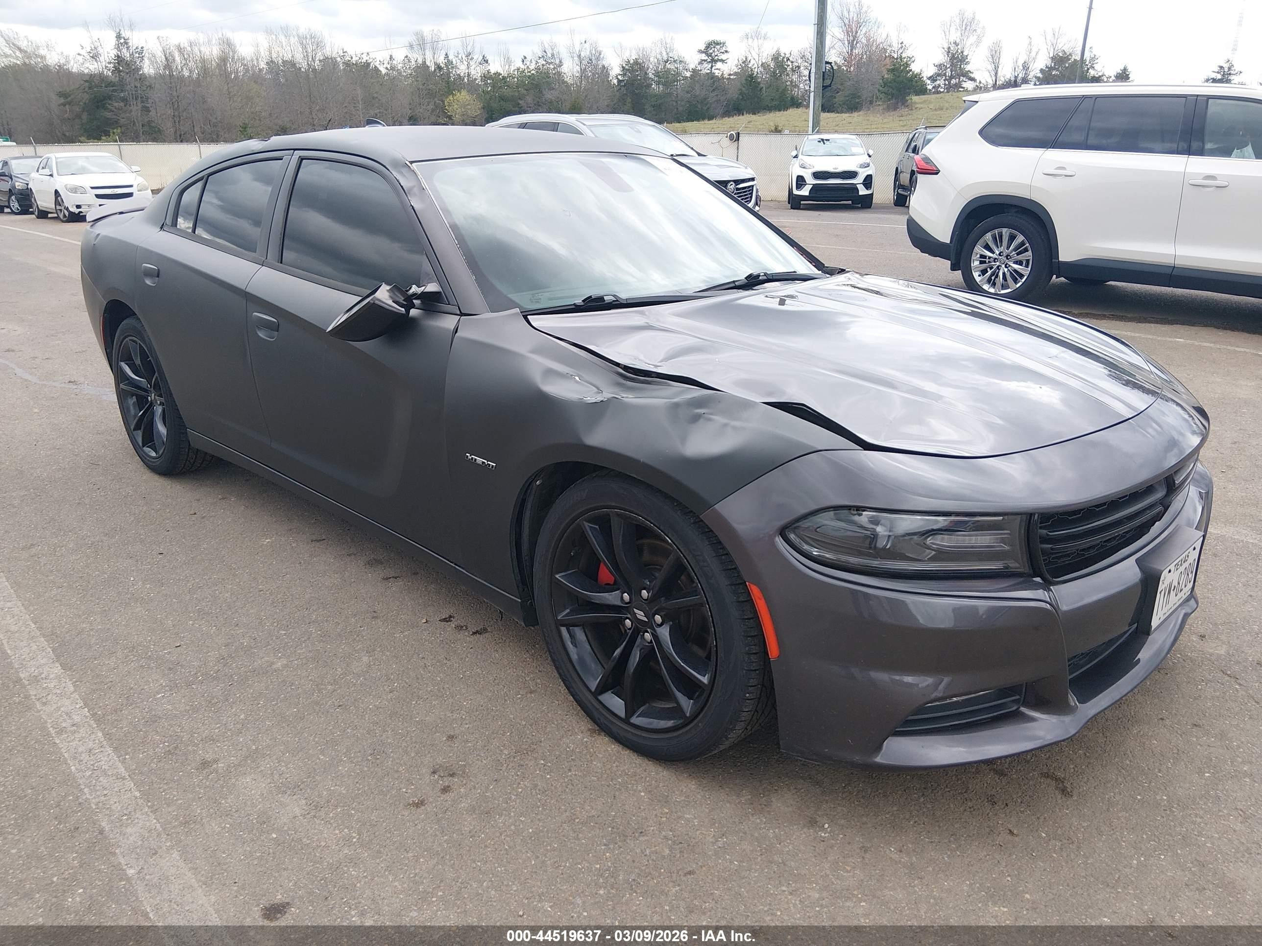 2017 Dodge Charger R/t Rwd Black vin: 2C3CDXCT8HH558352