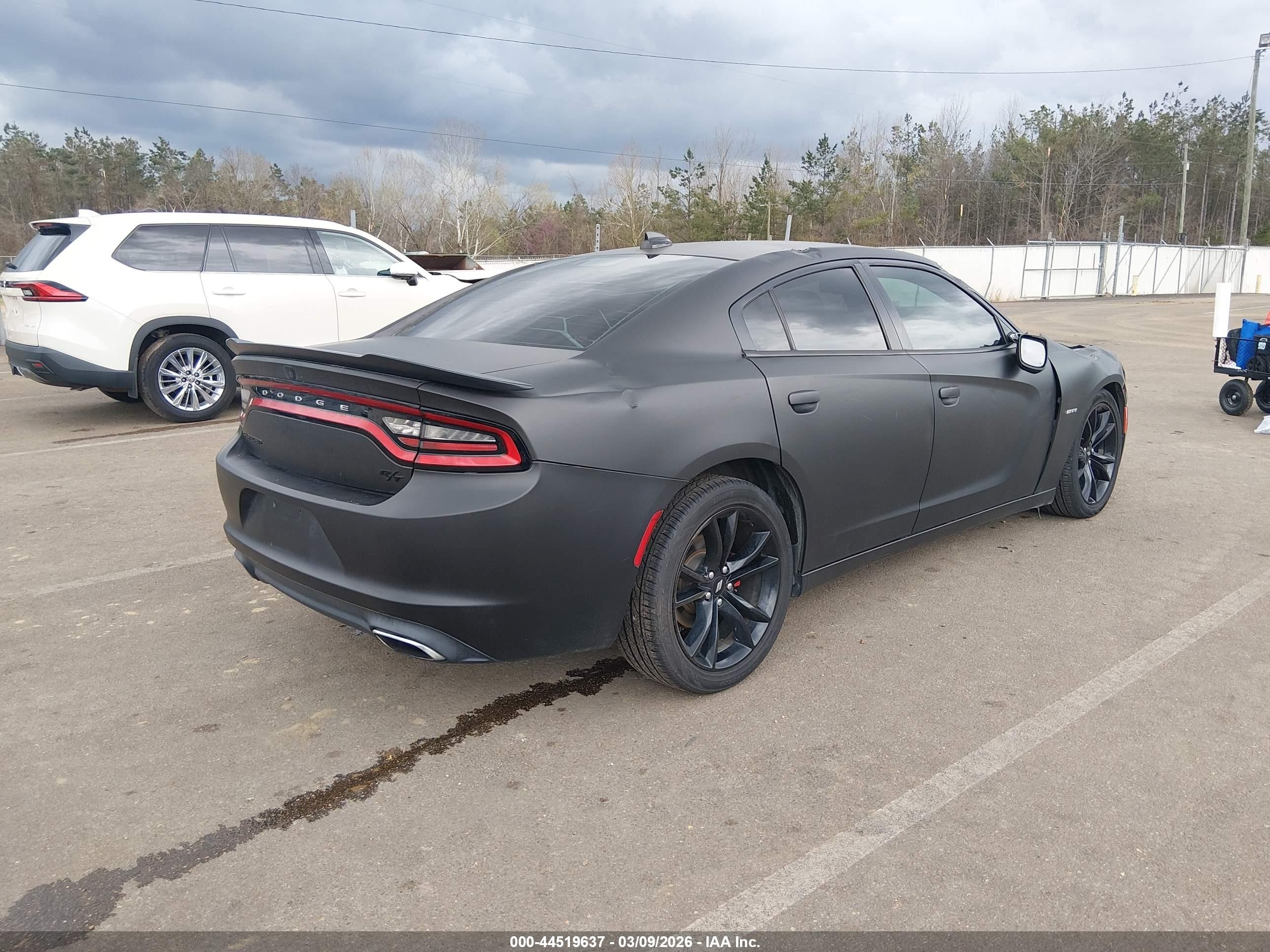 2017 Dodge Charger R/t Rwd Black vin: 2C3CDXCT8HH558352