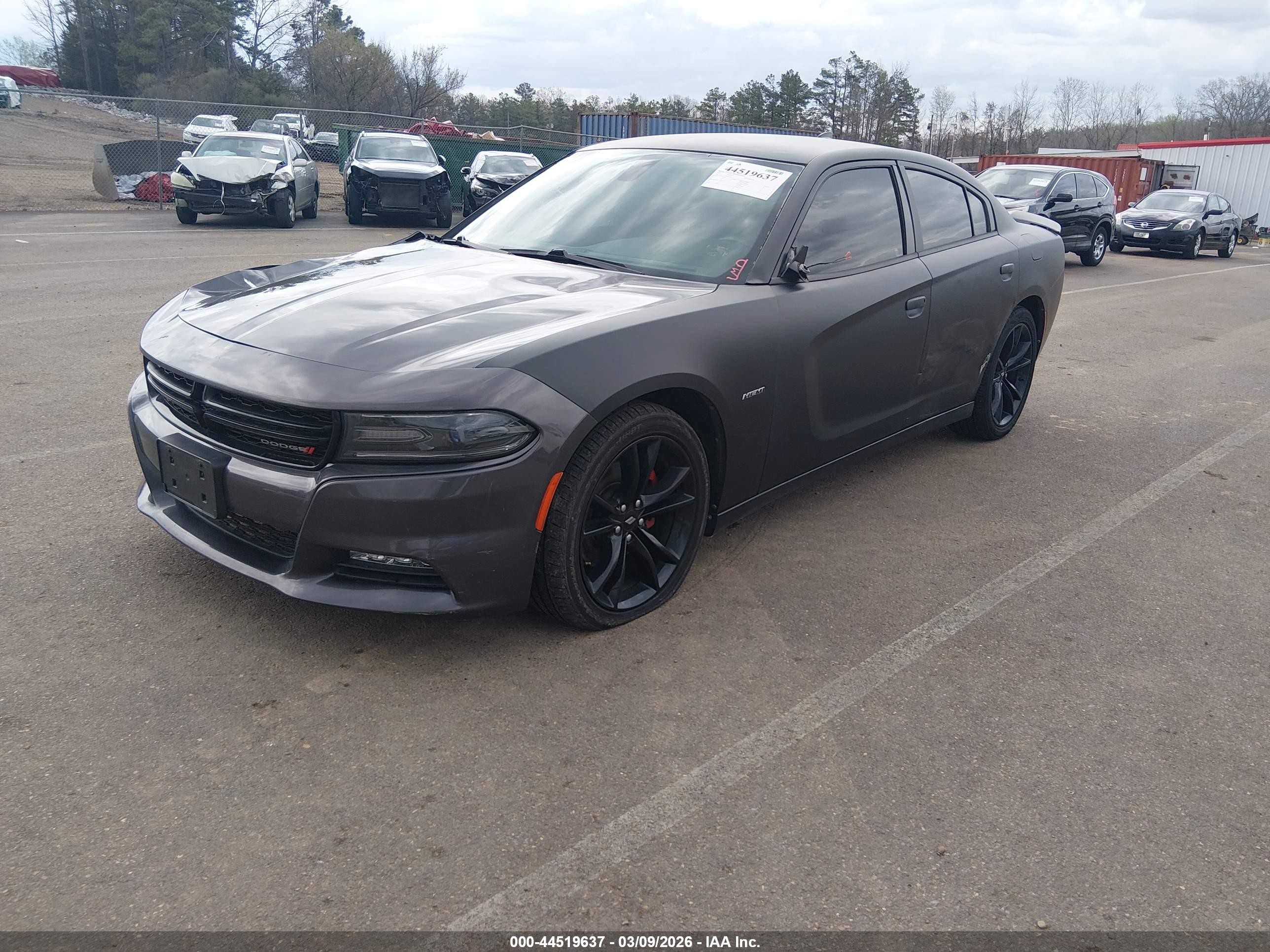 2017 Dodge Charger R/t Rwd Black vin: 2C3CDXCT8HH558352