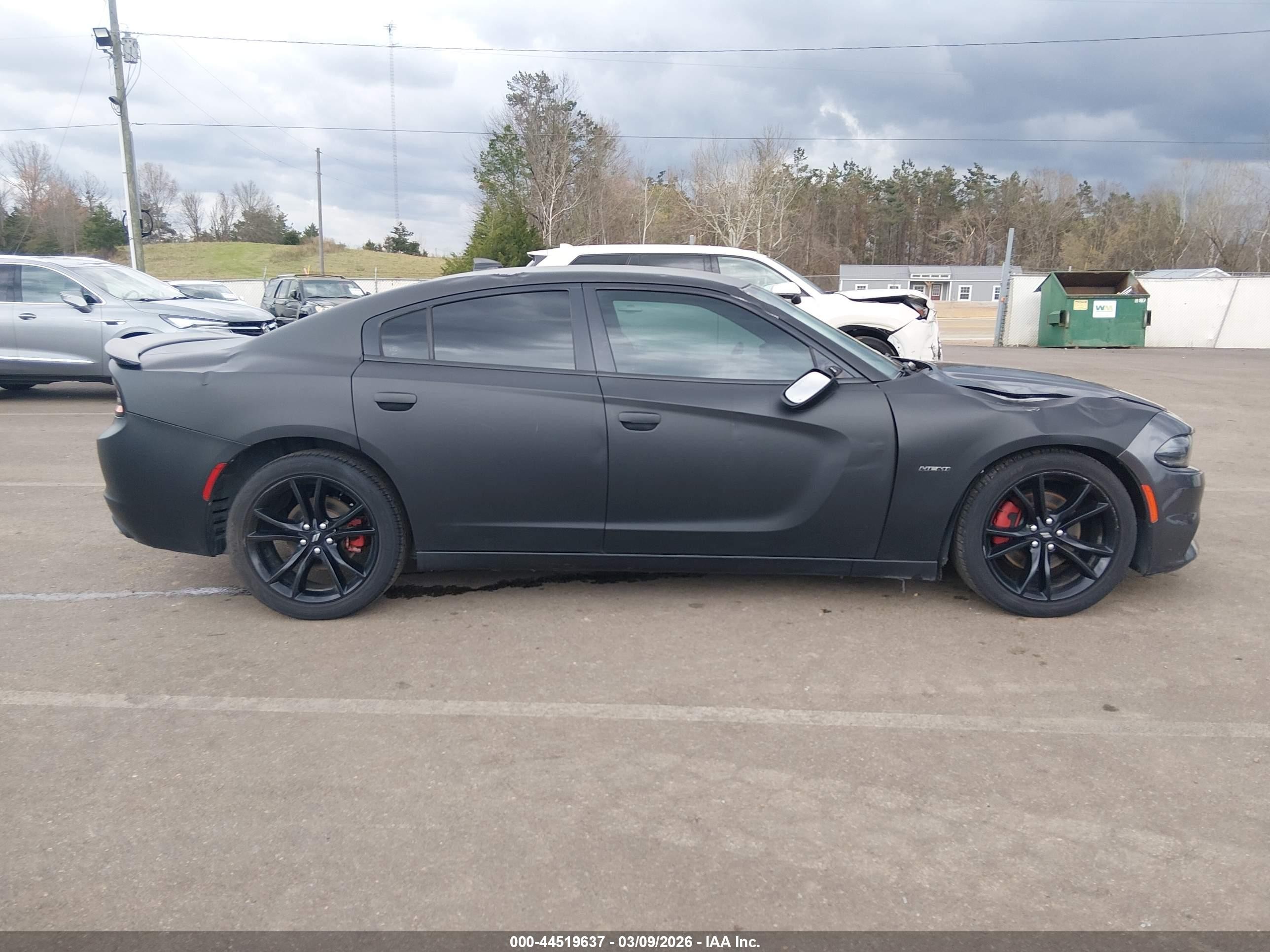 2017 Dodge Charger R/t Rwd Black vin: 2C3CDXCT8HH558352