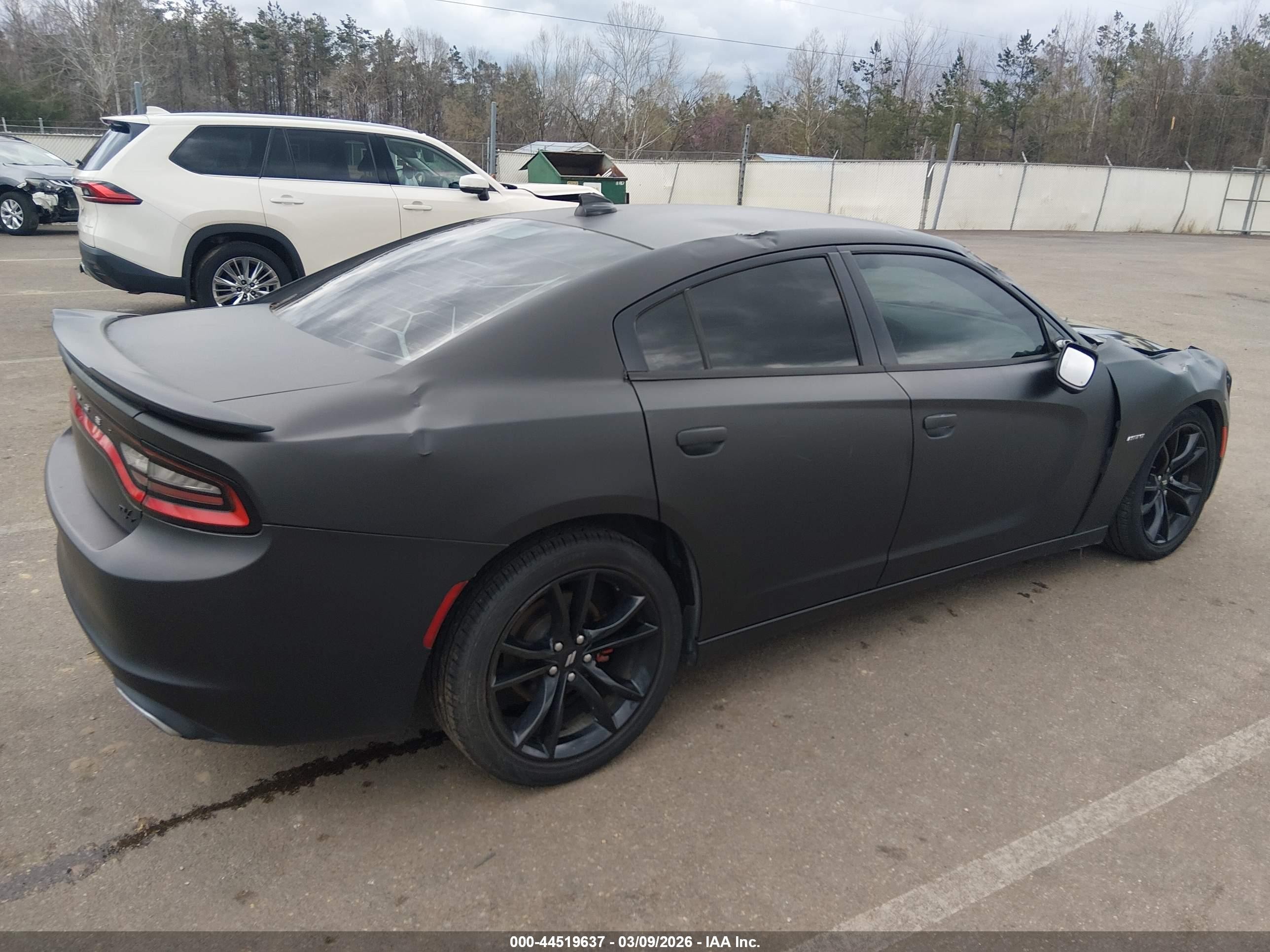 2017 Dodge Charger R/t Rwd Black vin: 2C3CDXCT8HH558352