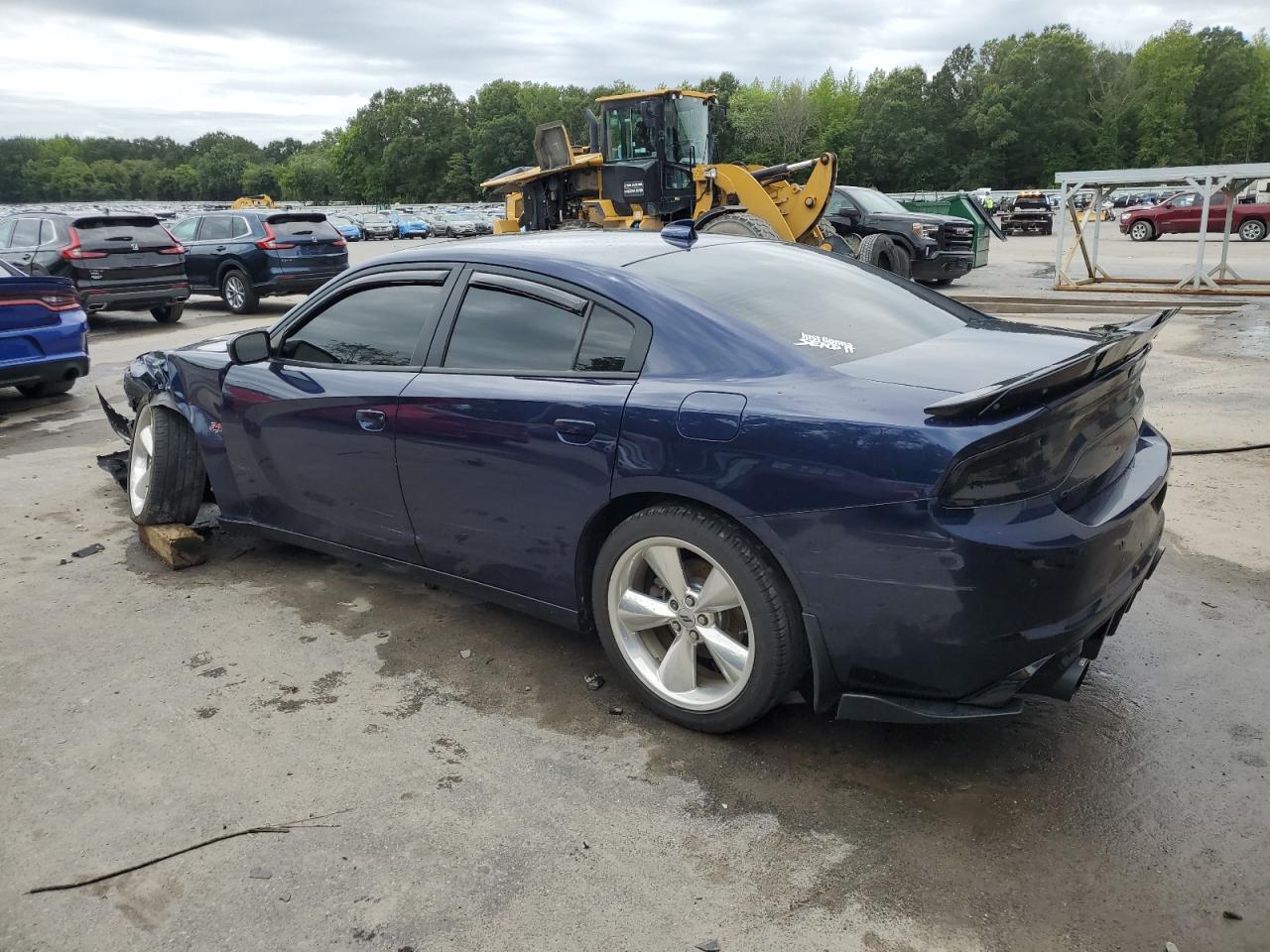2017 Dodge Charger R/t Синий vin: 2C3CDXCT8HH624379