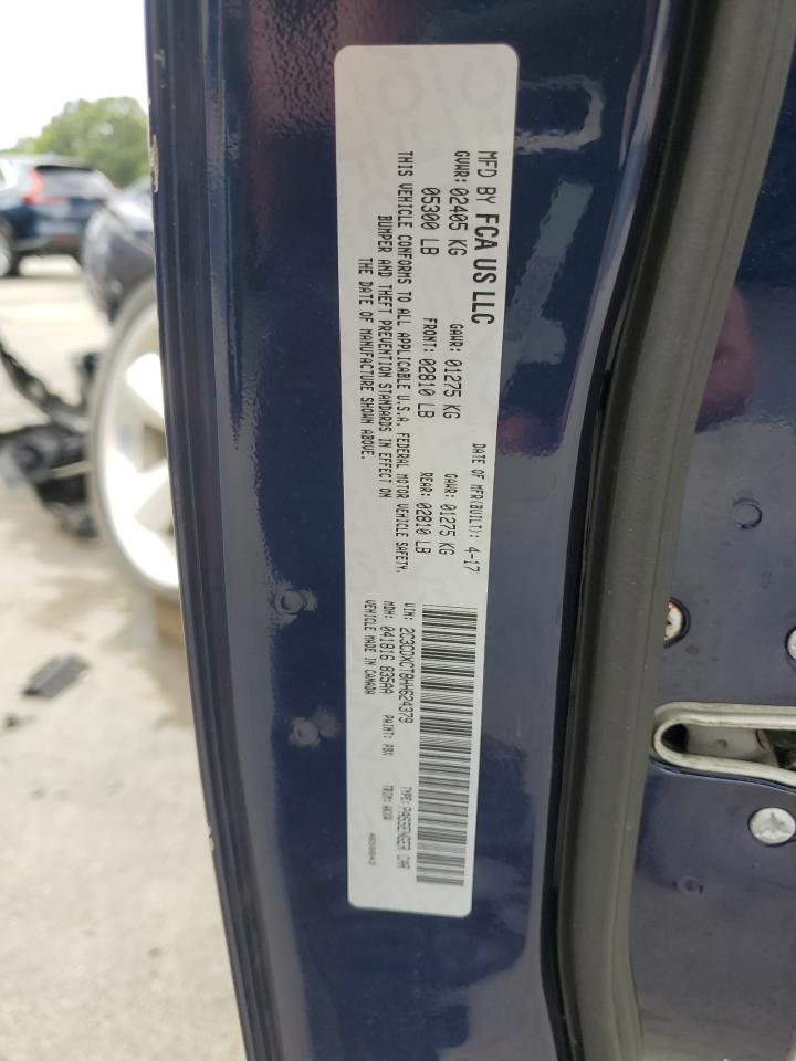 2017 Dodge Charger R/t Синий vin: 2C3CDXCT8HH624379