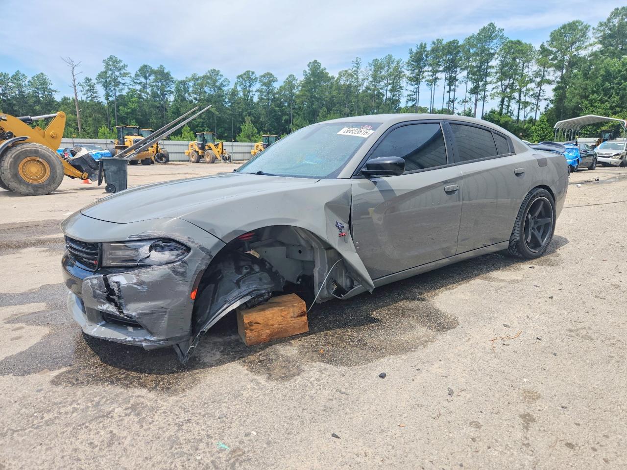 2017 Dodge Charger R Gray vin: 2C3CDXCT8HH667555