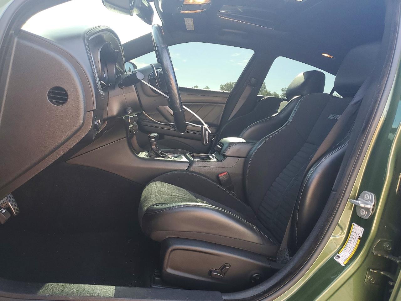 2021 Dodge Charger R Green vin: 2C3CDXCT8MH674869