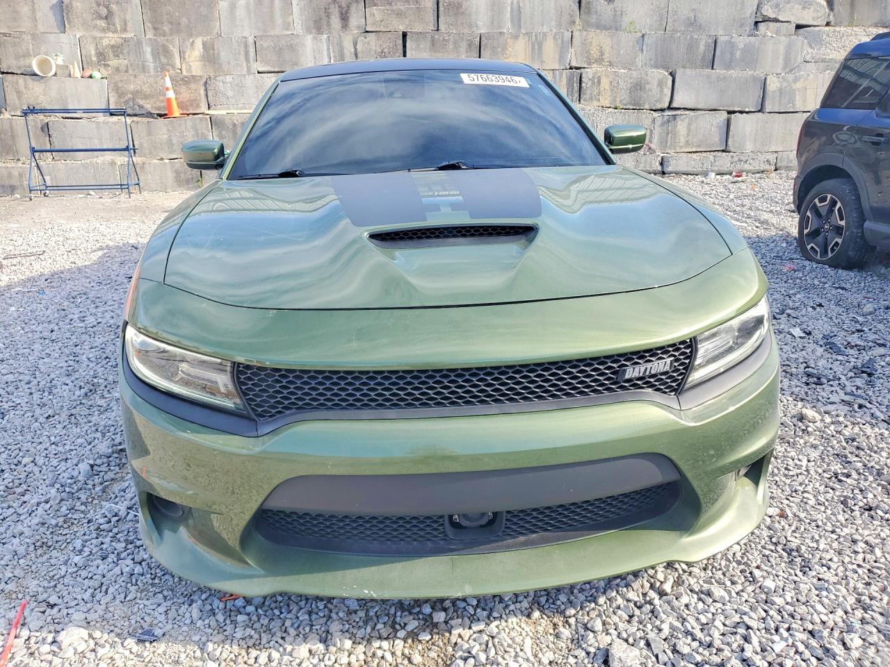 2021 Dodge Charger R Green vin: 2C3CDXCT8MH674869