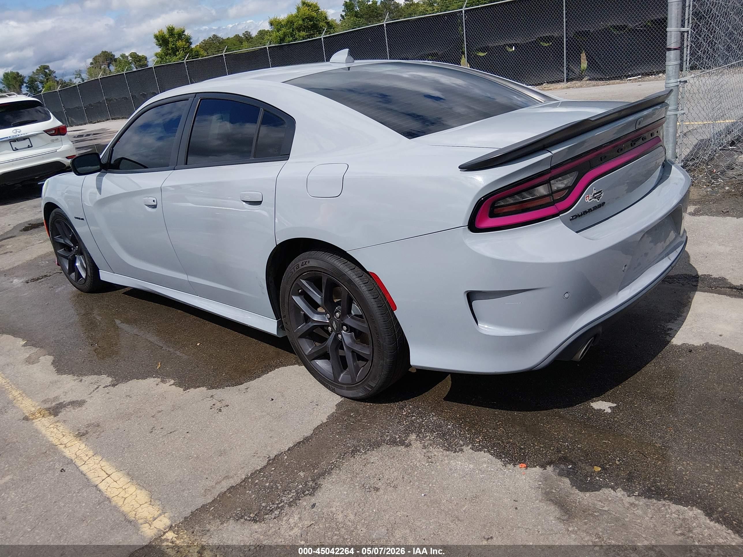 2022 Dodge Charger R/t Gray vin: 2C3CDXCT8NH235818