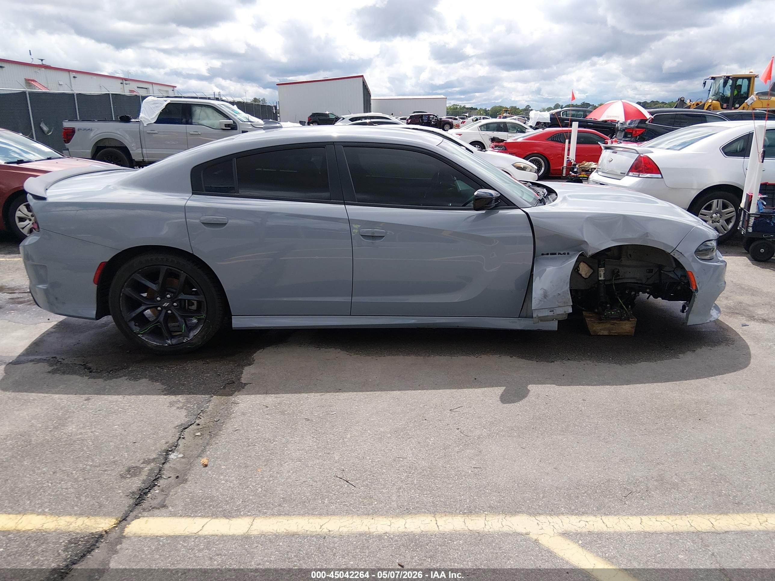 2022 Dodge Charger R/t Gray vin: 2C3CDXCT8NH235818