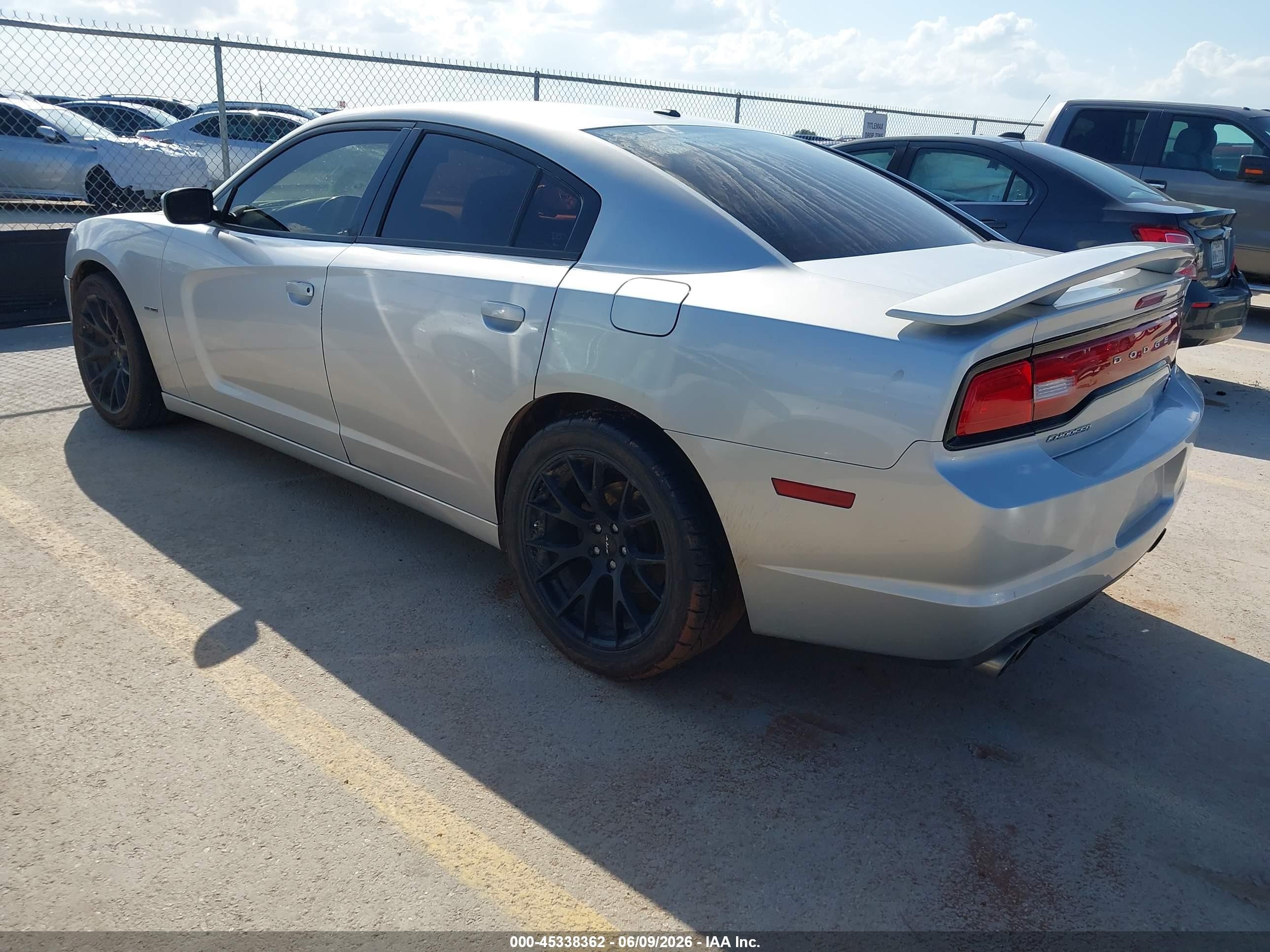 2012 Dodge Charger R/t Silver vin: 2C3CDXCT9CH191017