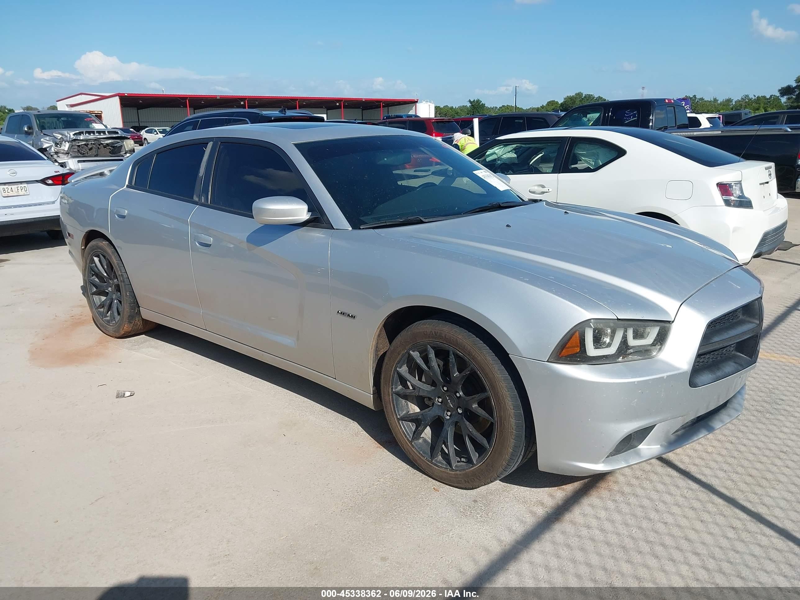 2012 Dodge Charger R/t Silver vin: 2C3CDXCT9CH191017