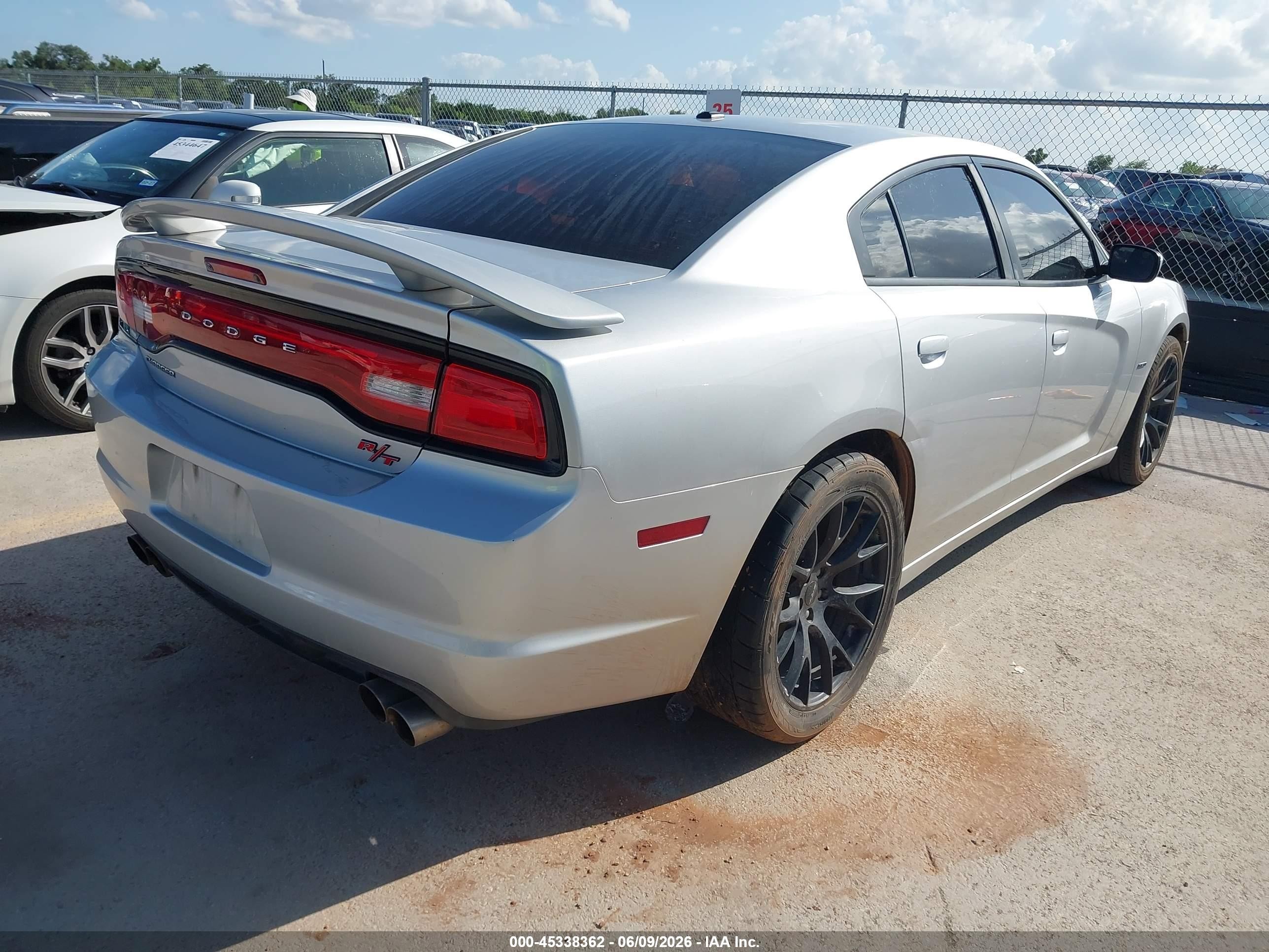 2012 Dodge Charger R/t Silver vin: 2C3CDXCT9CH191017