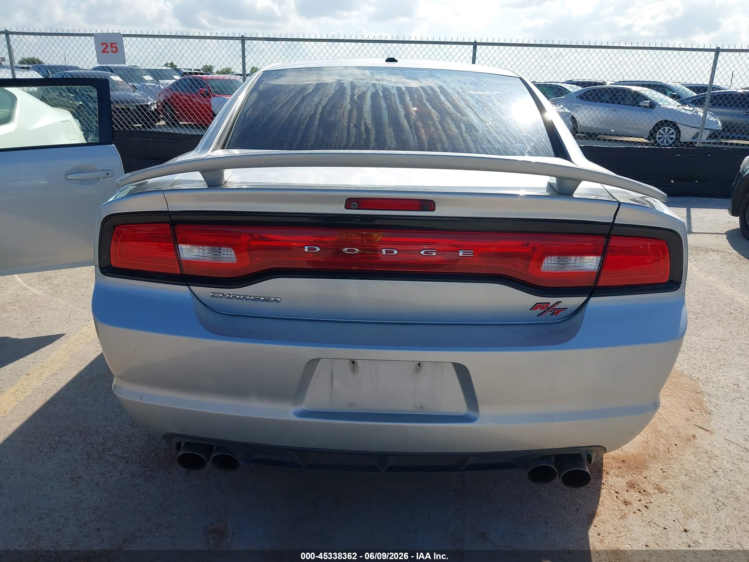 2012 Dodge Charger R/t Silver vin: 2C3CDXCT9CH191017