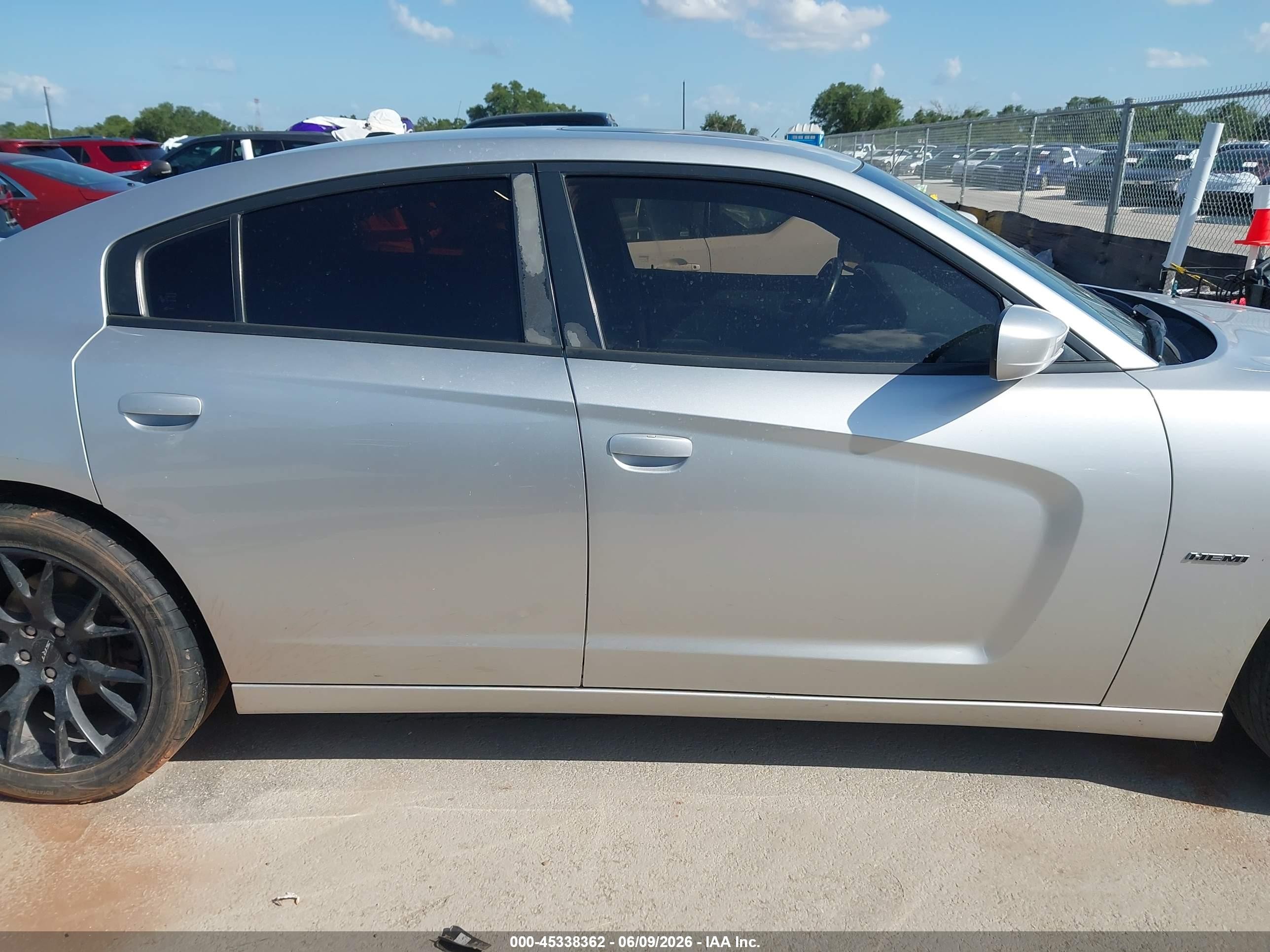 2012 Dodge Charger R/t Silver vin: 2C3CDXCT9CH191017