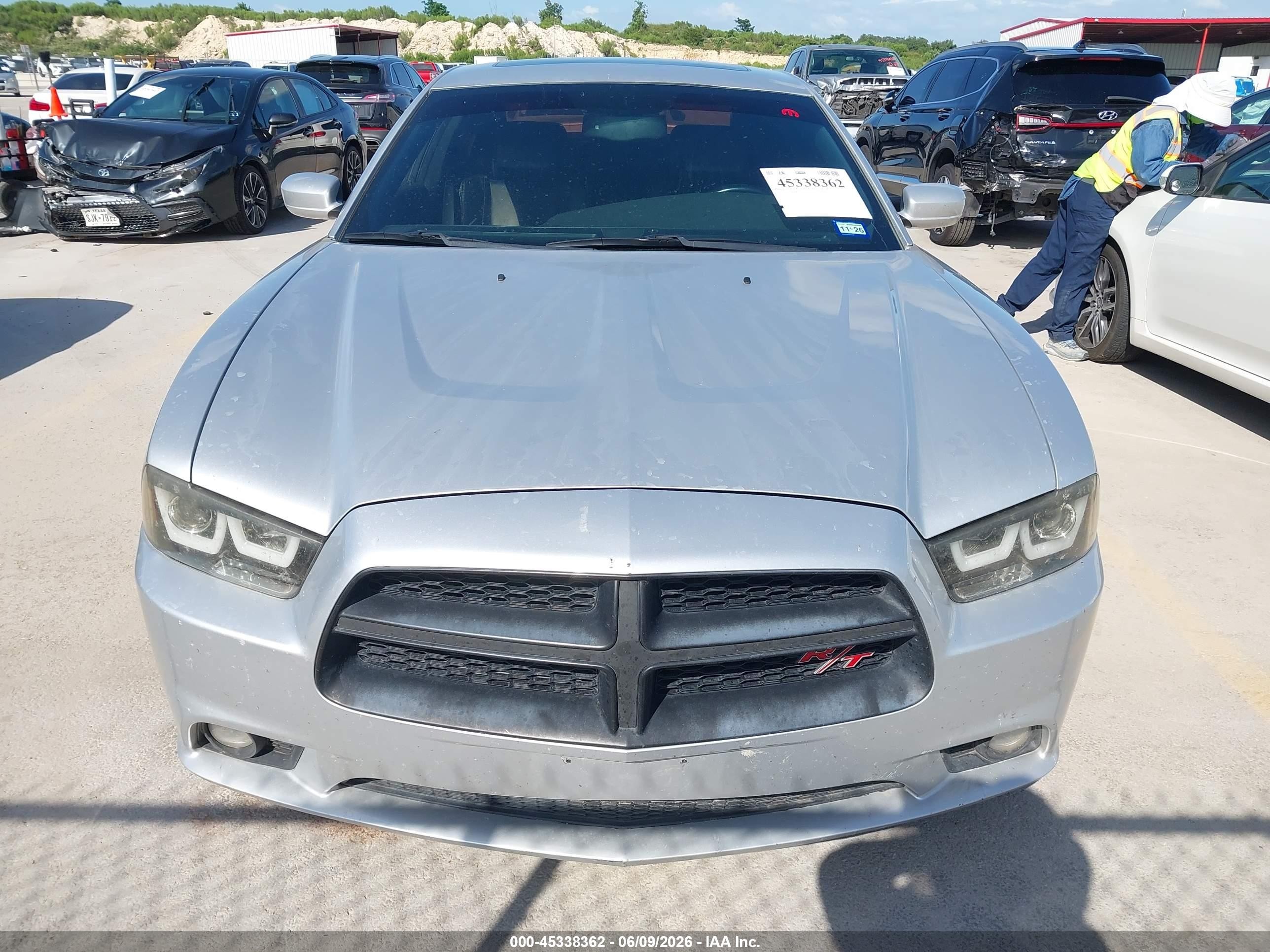2012 Dodge Charger R/t Silver vin: 2C3CDXCT9CH191017
