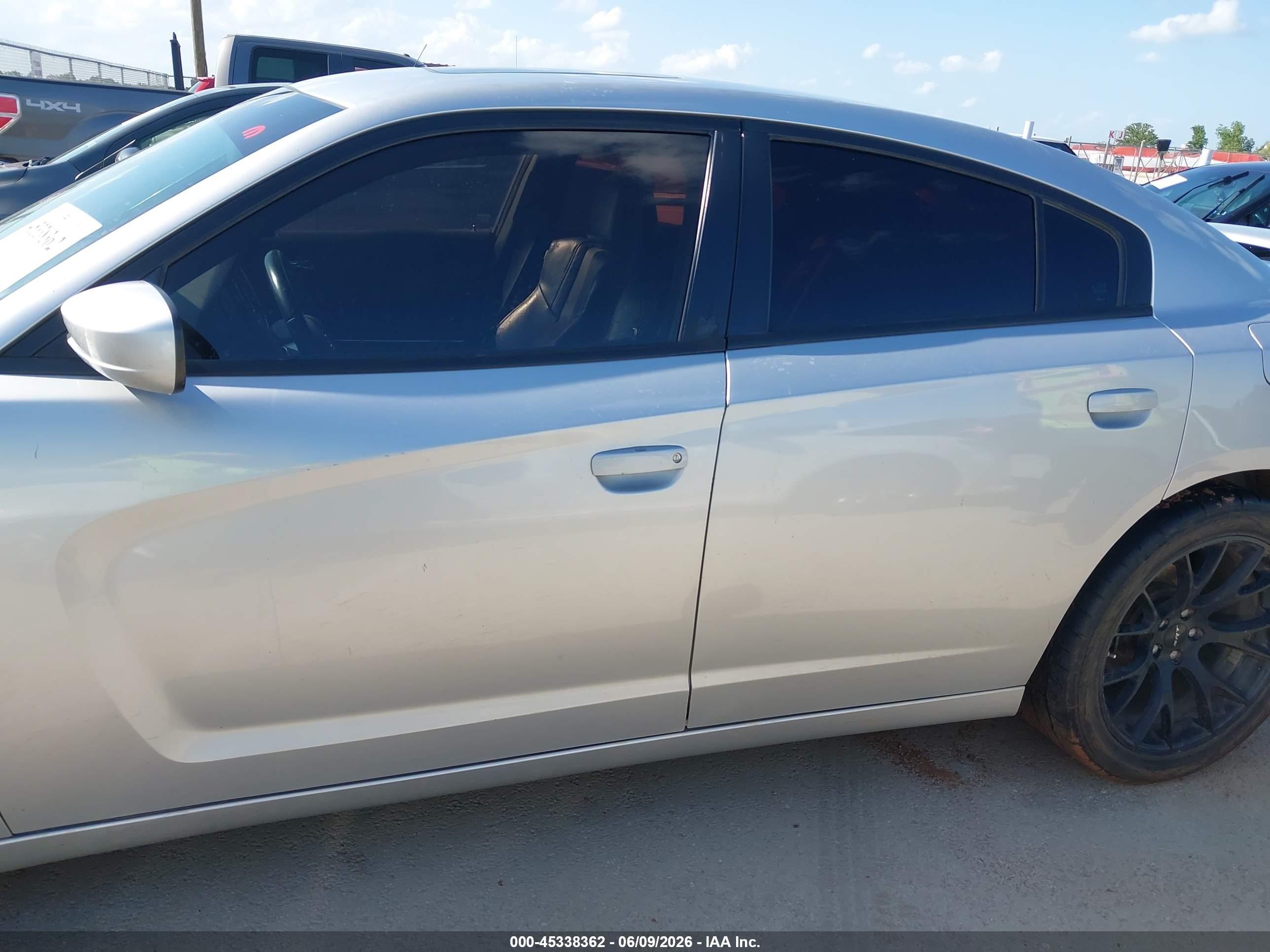2012 Dodge Charger R/t Silver vin: 2C3CDXCT9CH191017