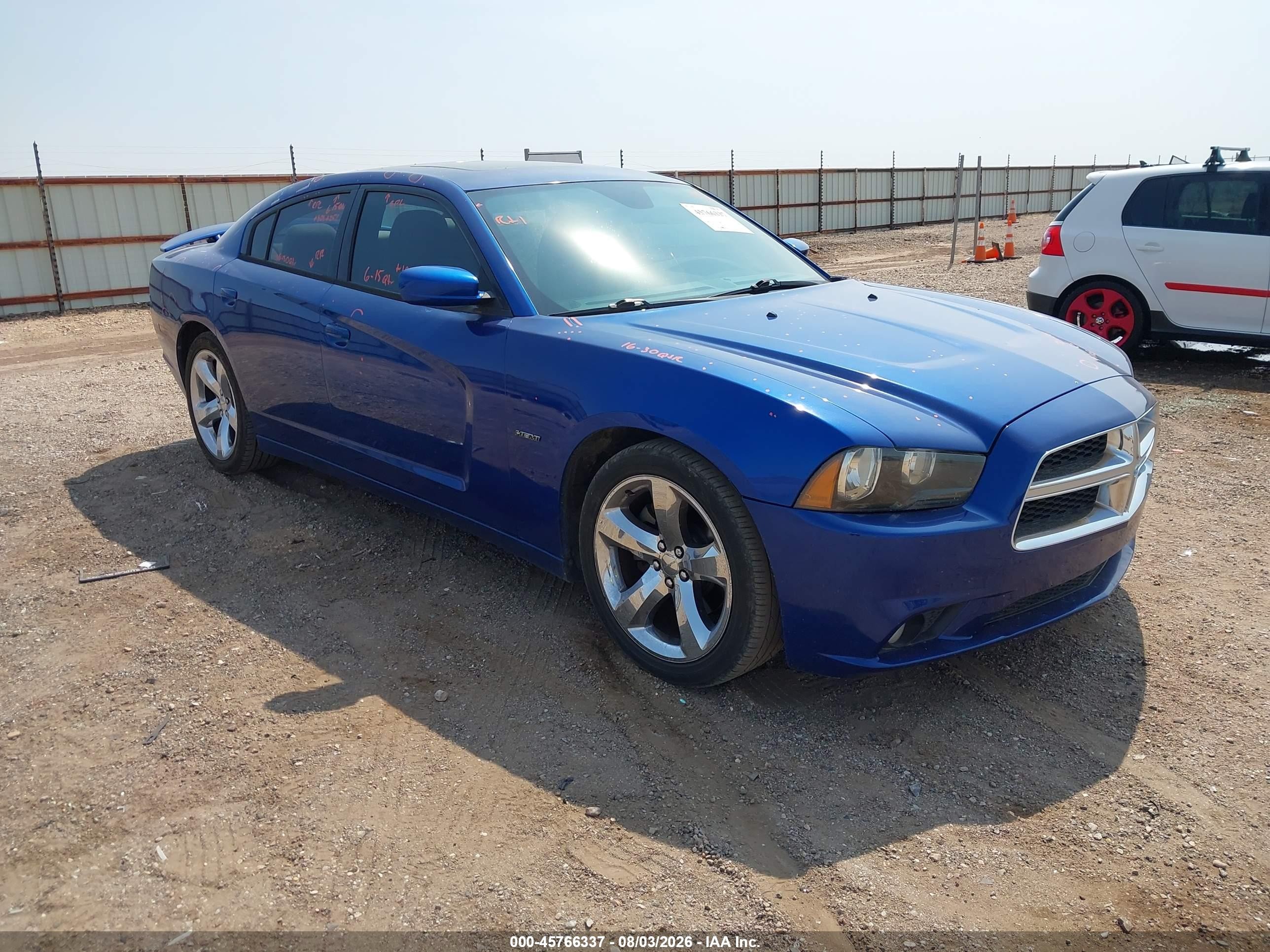 2012 Dodge Charger R/t Blue vin: 2C3CDXCT9CH248140