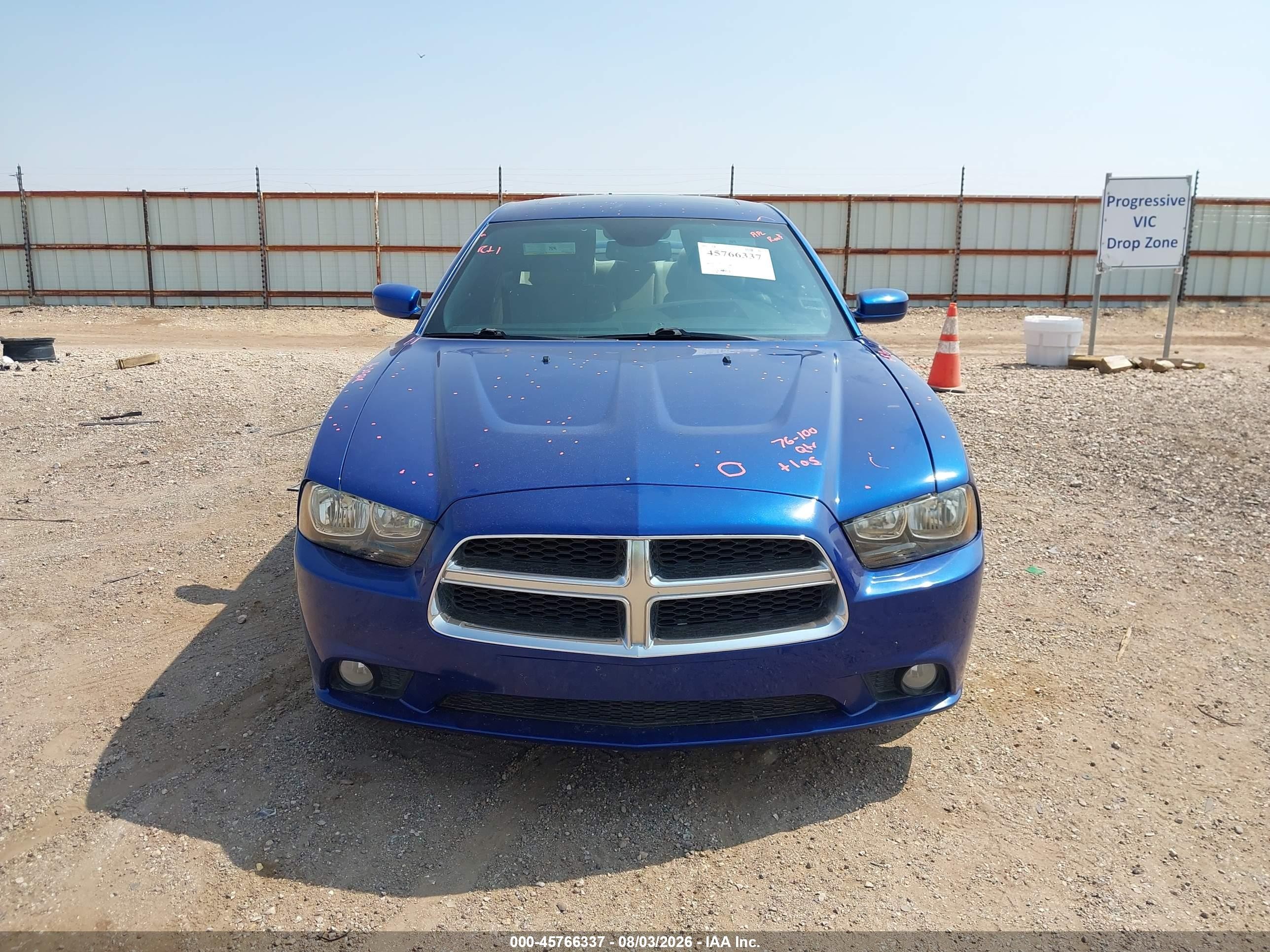 2012 Dodge Charger R/t Blue vin: 2C3CDXCT9CH248140