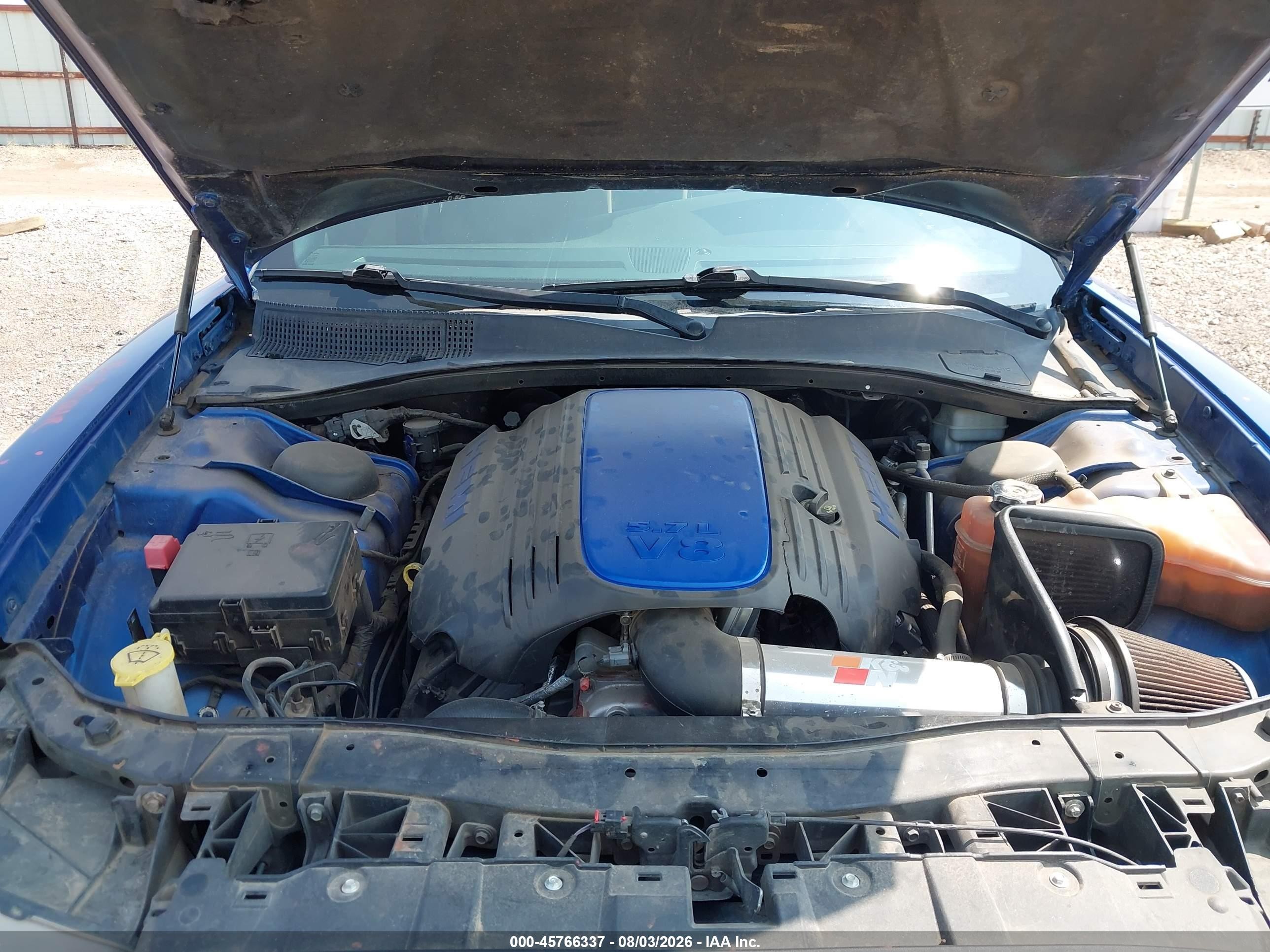 2012 Dodge Charger R/t Blue vin: 2C3CDXCT9CH248140