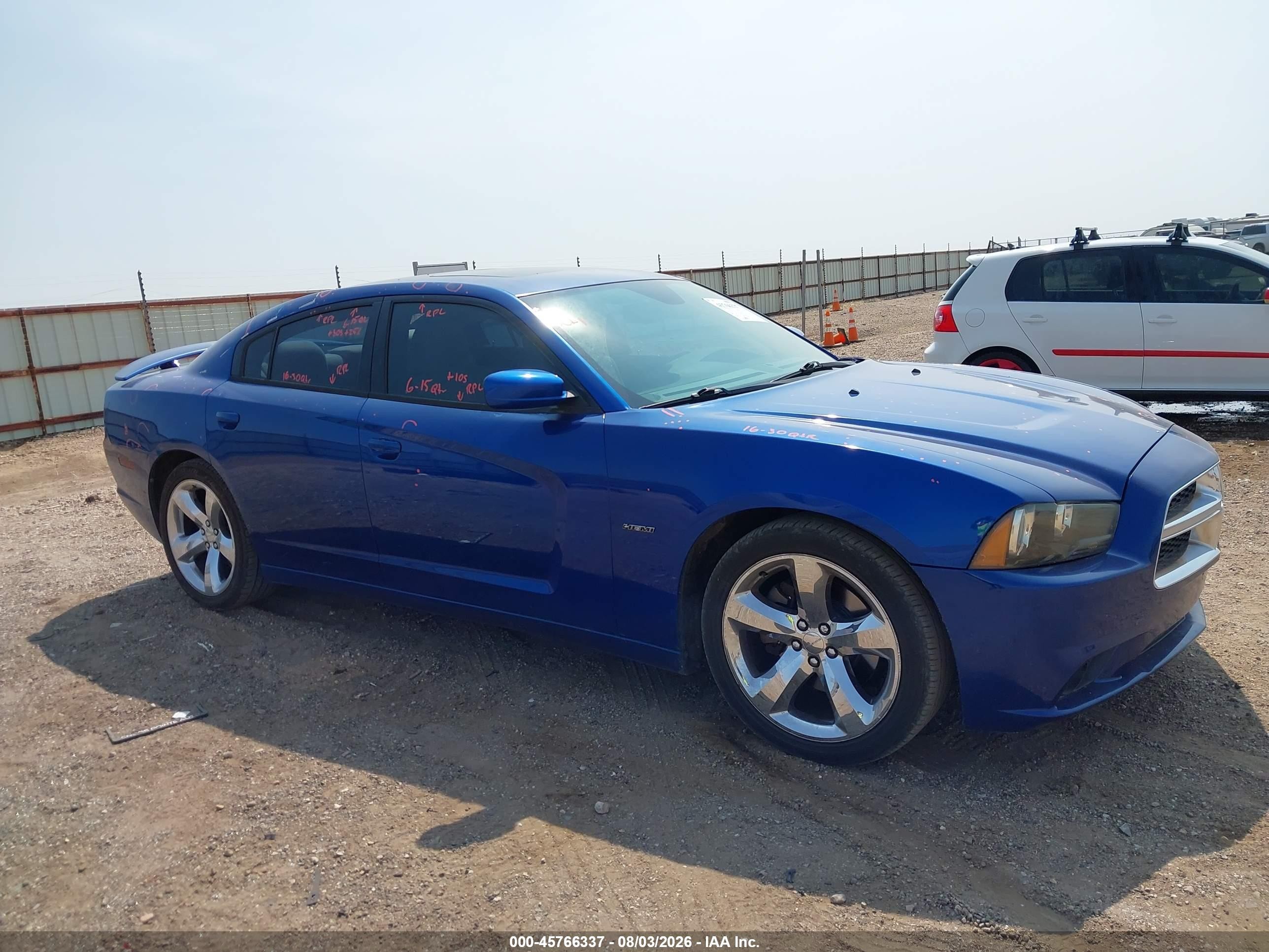 2012 Dodge Charger R/t Blue vin: 2C3CDXCT9CH248140