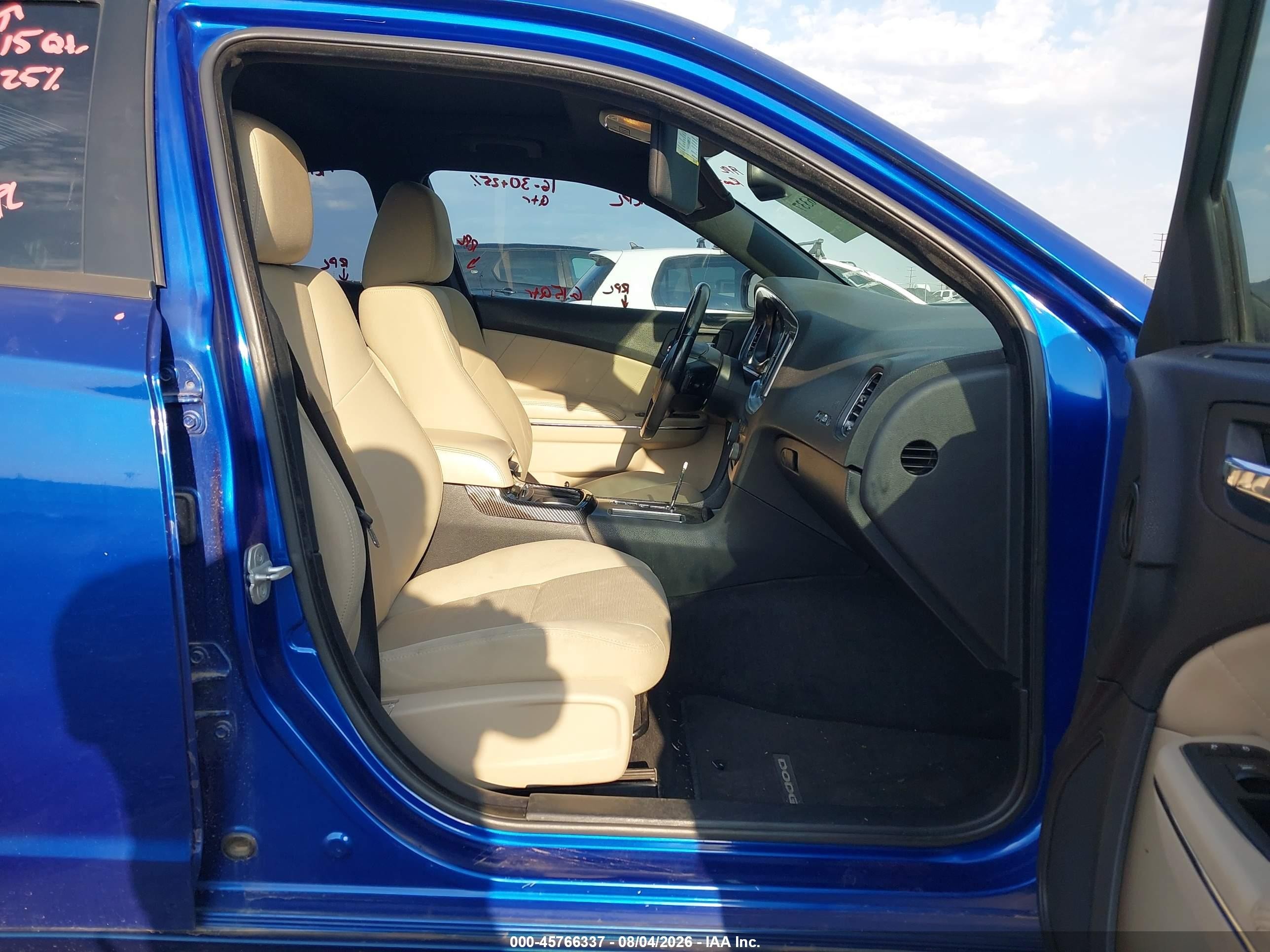 2012 Dodge Charger R/t Blue vin: 2C3CDXCT9CH248140