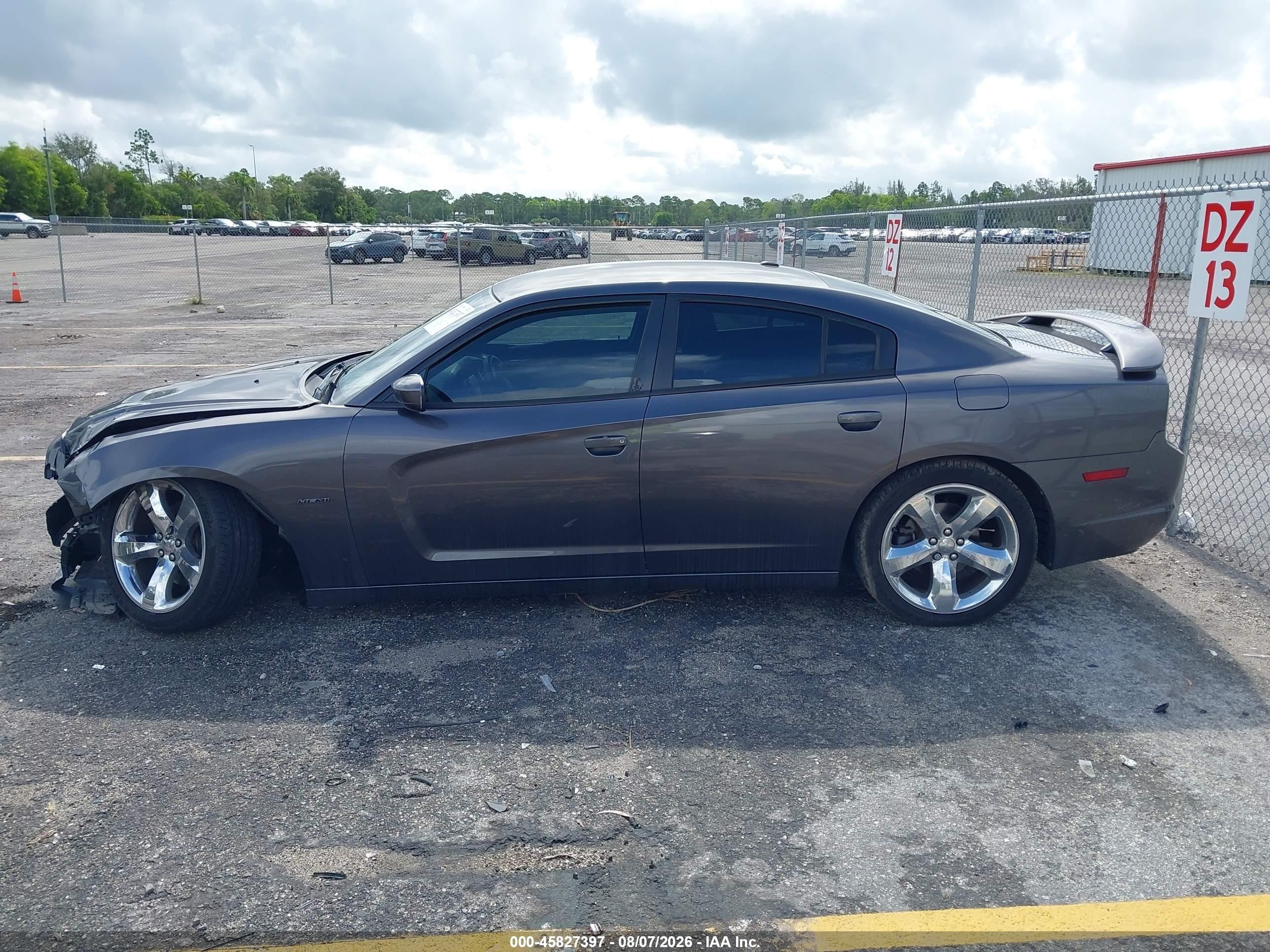 2013 Dodge Charger Road/track Gray vin: 2C3CDXCT9DH595713