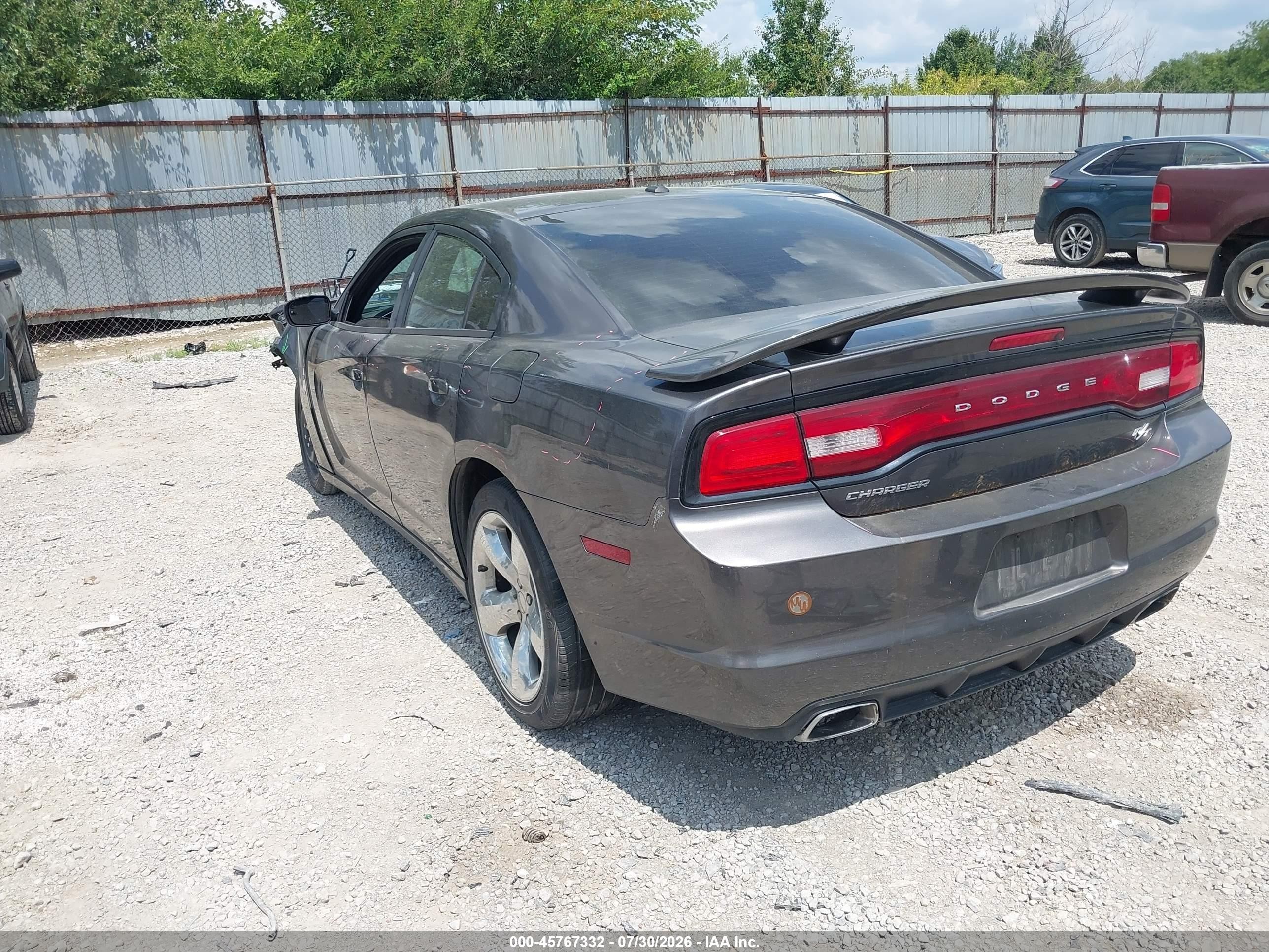 2013 Dodge Charger R/t Gray vin: 2C3CDXCT9DH640830