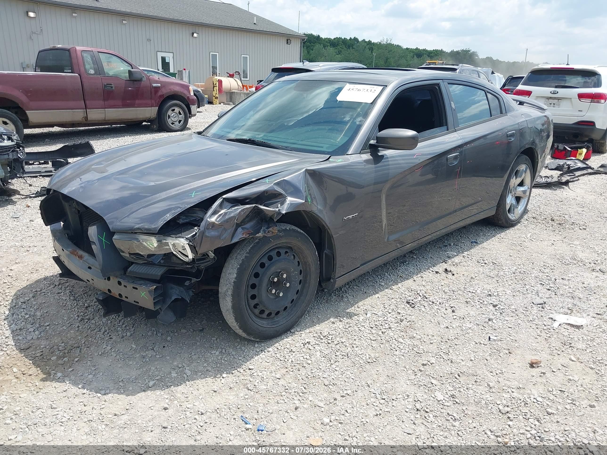 2013 Dodge Charger R/t Gray vin: 2C3CDXCT9DH640830