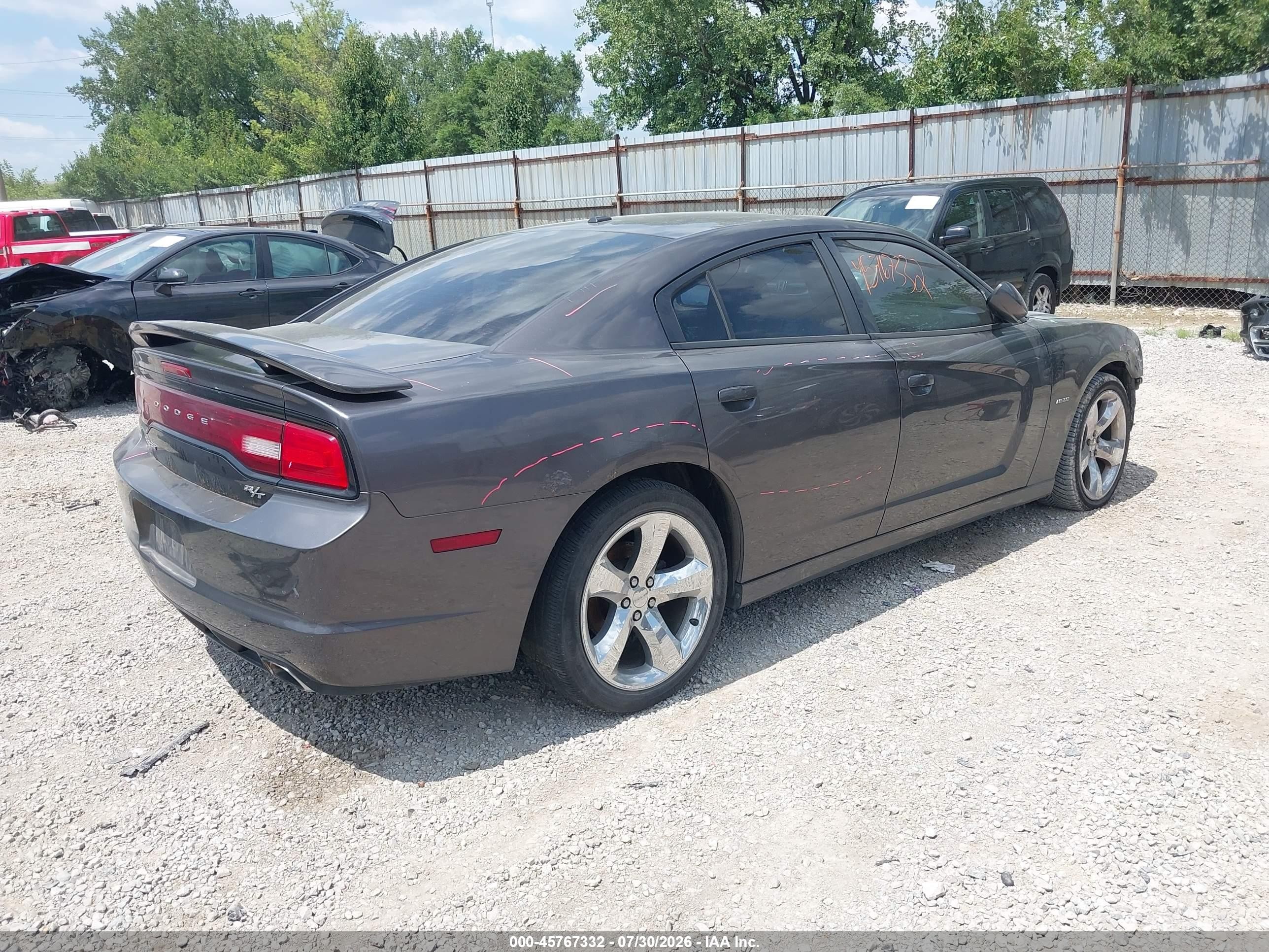 2013 Dodge Charger R/t Gray vin: 2C3CDXCT9DH640830