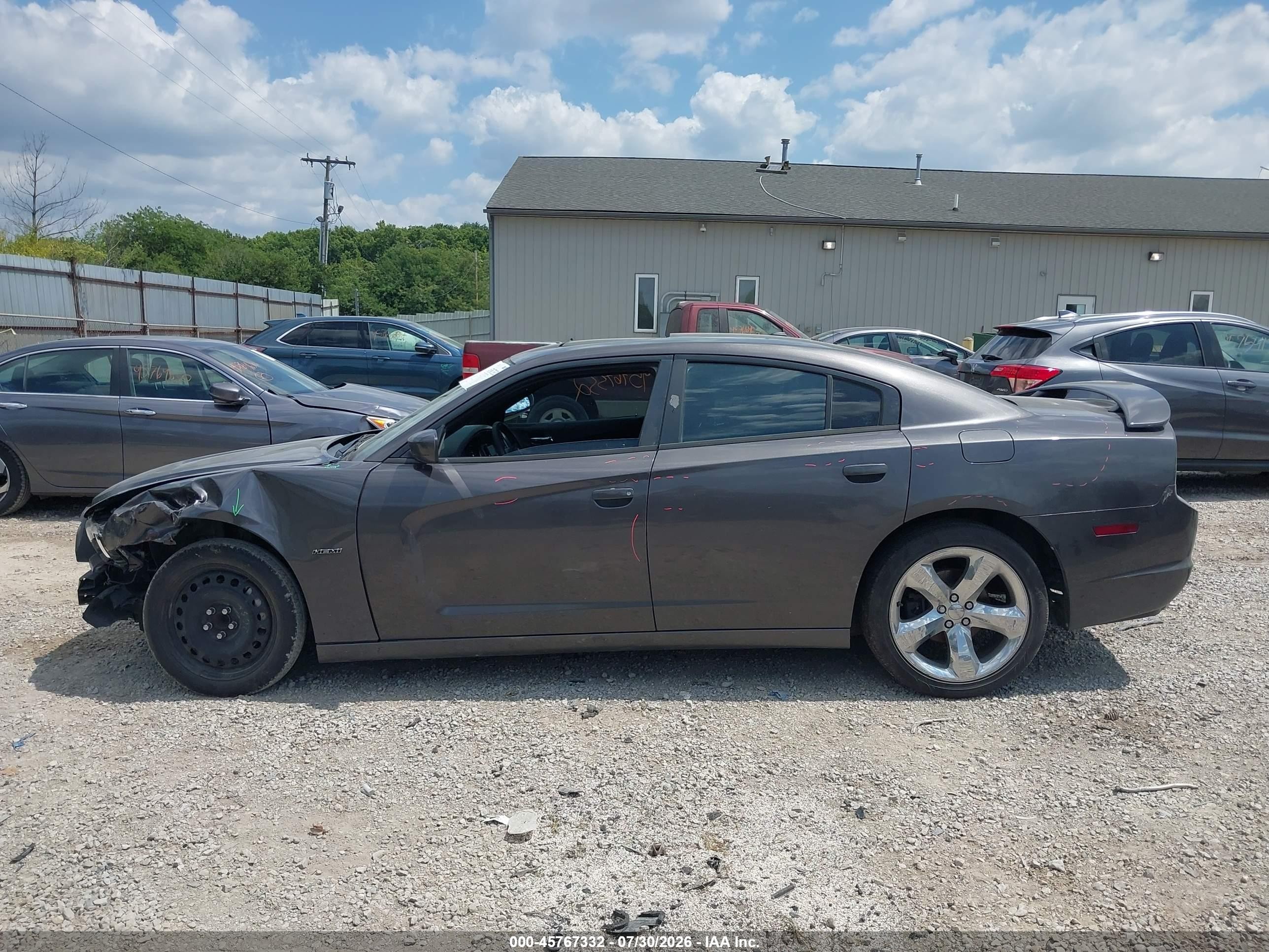 2013 Dodge Charger R/t Gray vin: 2C3CDXCT9DH640830