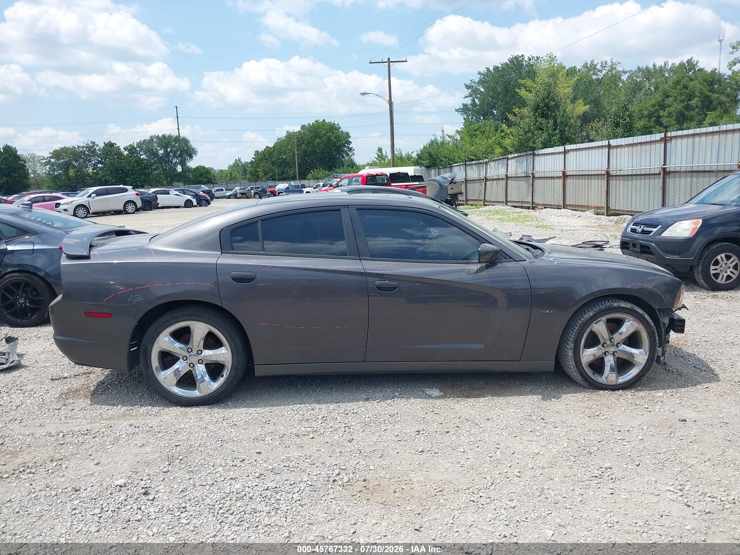 2013 Dodge Charger R/t Gray vin: 2C3CDXCT9DH640830