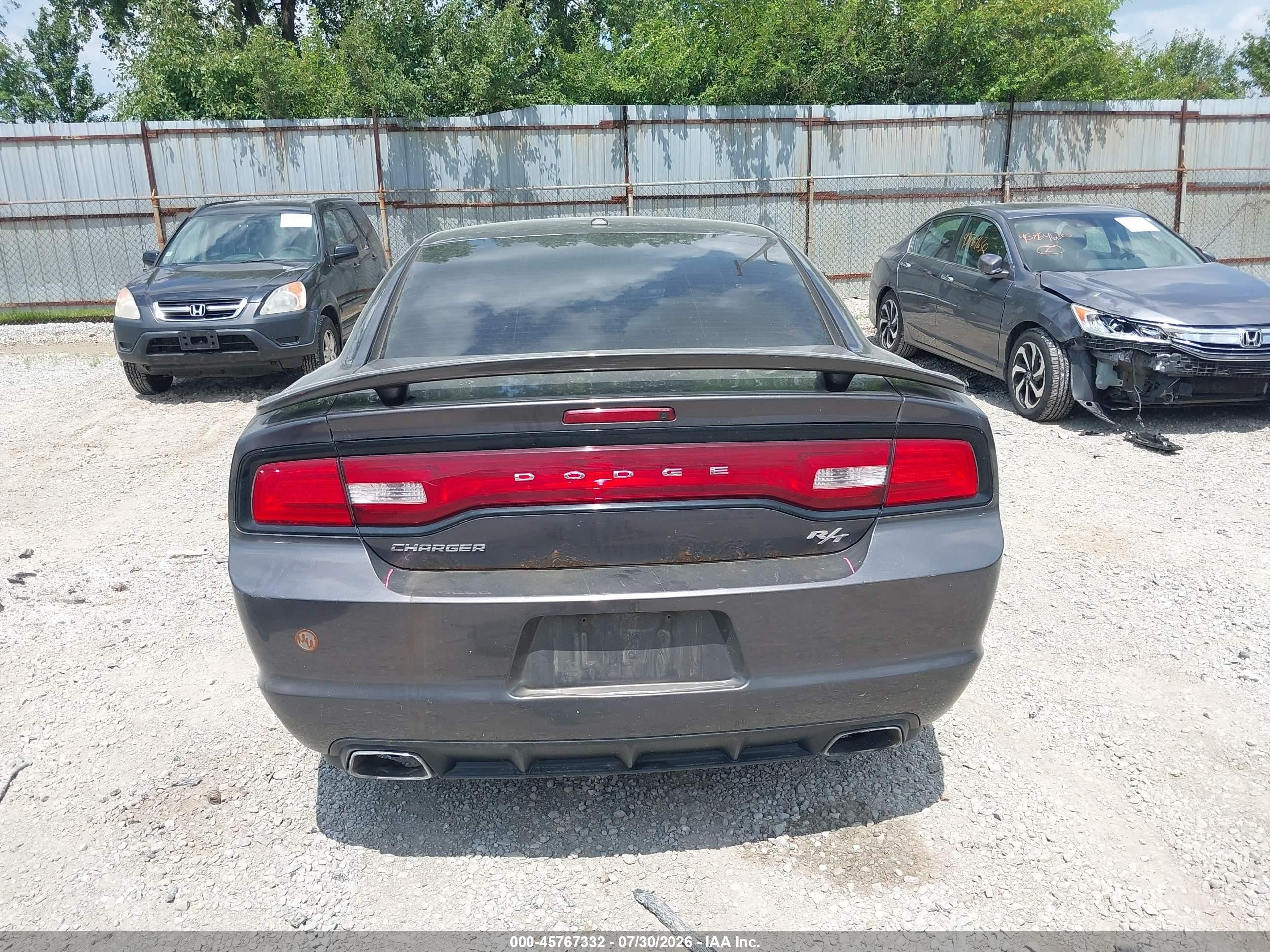 2013 Dodge Charger R/t Gray vin: 2C3CDXCT9DH640830