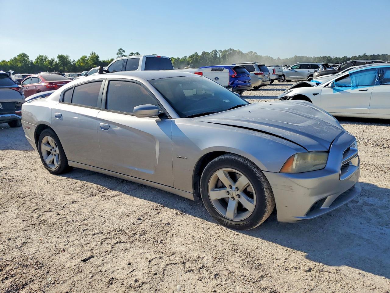 2013 Dodge Charger R/t Silver vin: 2C3CDXCT9DH687159