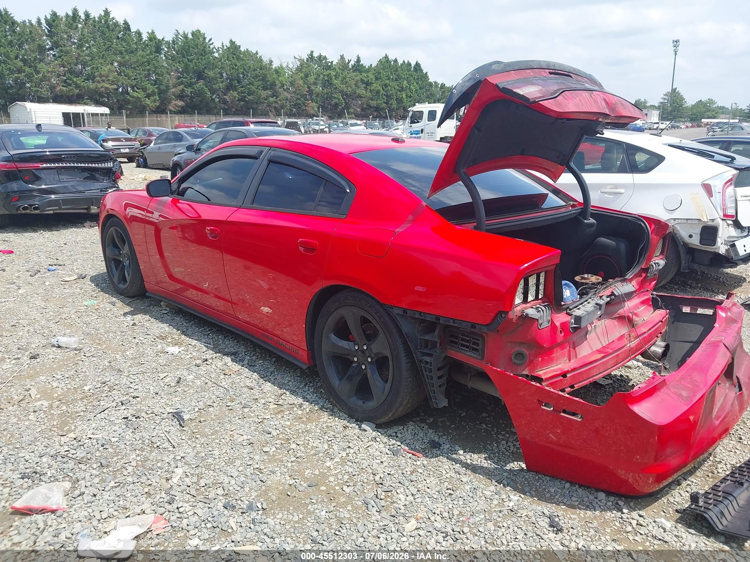 2013 Dodge Charger R/t Red vin: 2C3CDXCT9DH737915