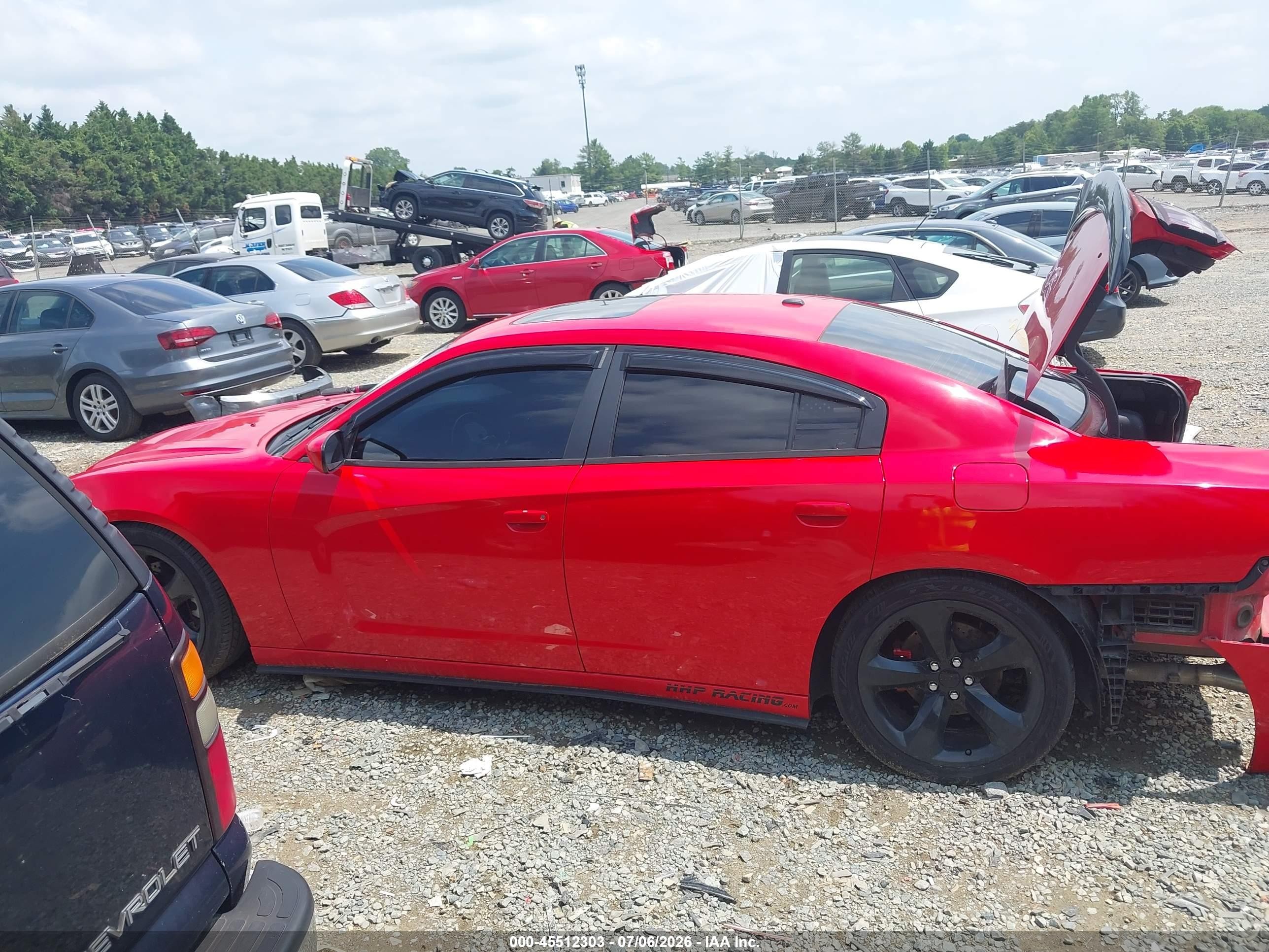 2013 Dodge Charger R/t Red vin: 2C3CDXCT9DH737915