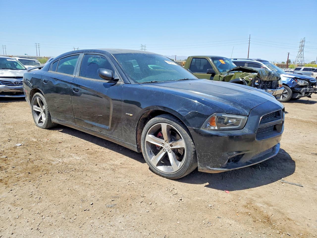 2014 Dodge Charger R Черный vin: 2C3CDXCT9EH158991