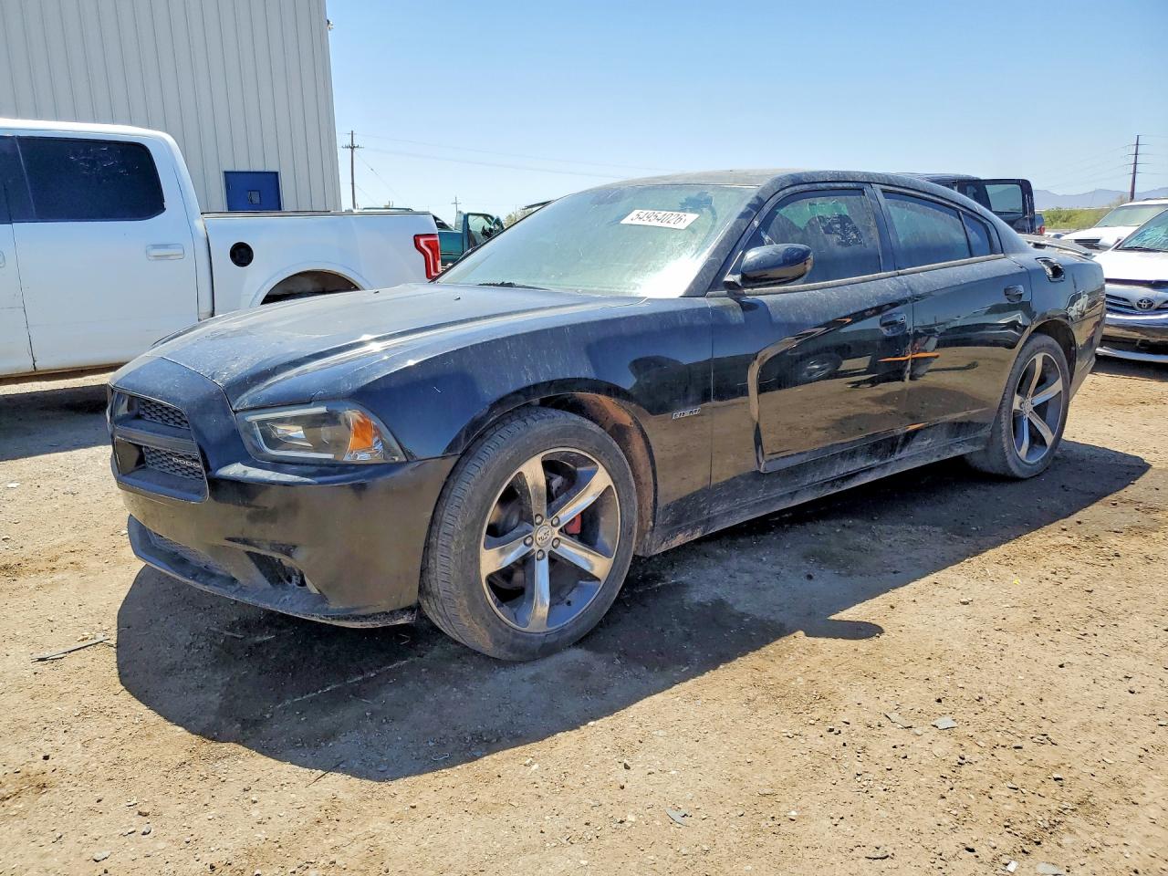 2014 Dodge Charger R Черный vin: 2C3CDXCT9EH158991