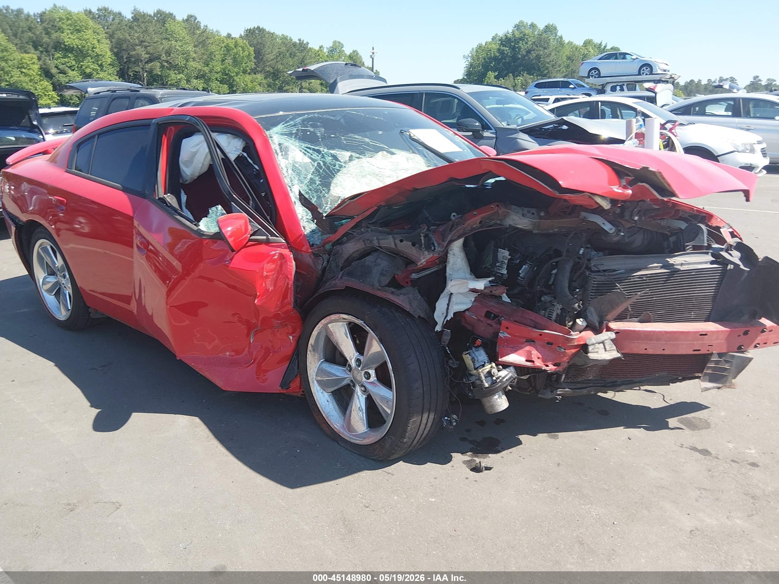 2014 Dodge Charger Road/track Red vin: 2C3CDXCT9EH346748