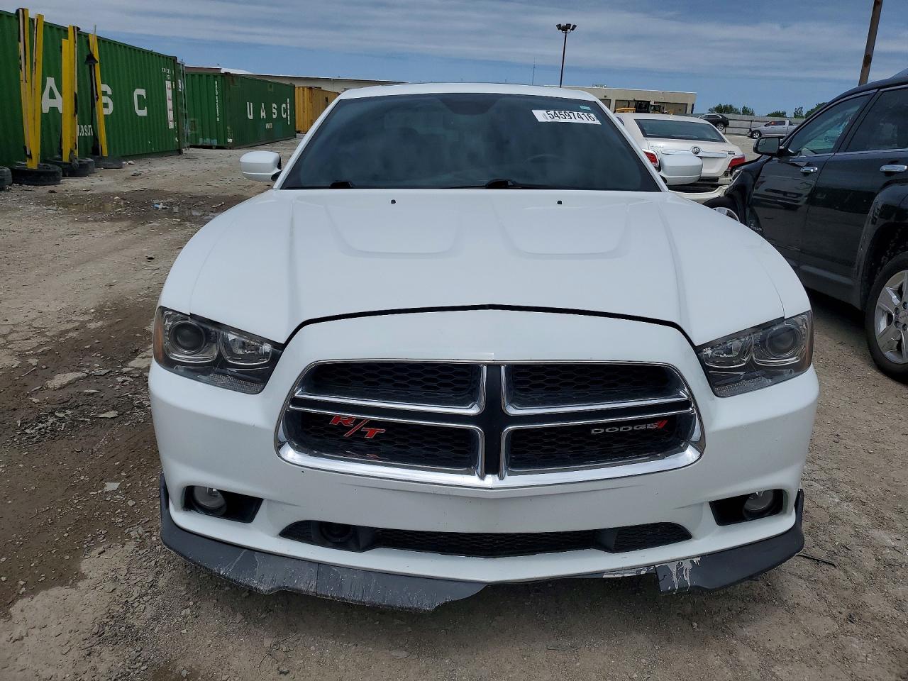 2014 Dodge Charger R White vin: 2C3CDXCT9EH353358