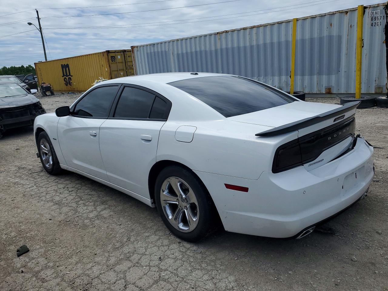 2014 Dodge Charger R White vin: 2C3CDXCT9EH353358