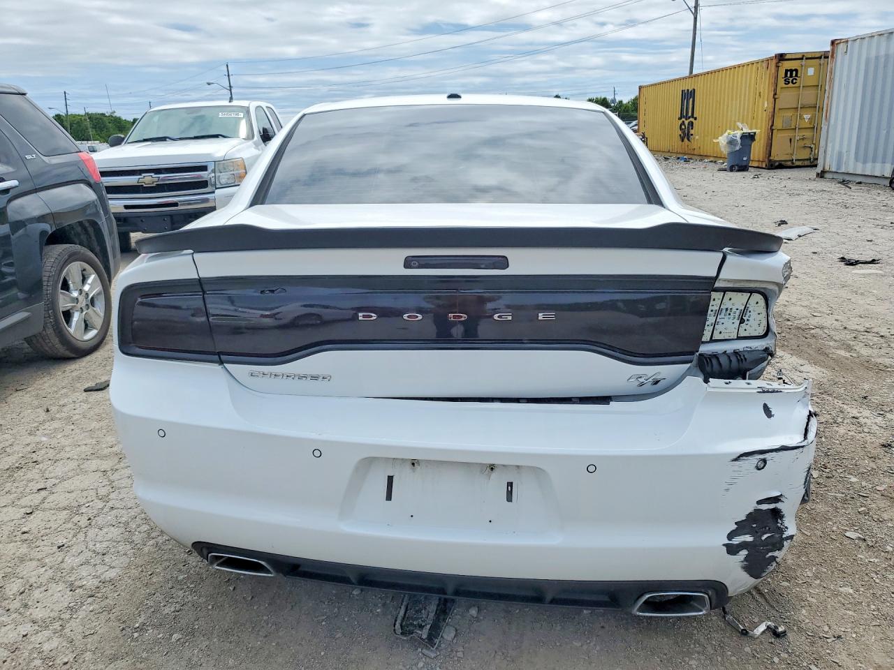 2014 Dodge Charger R White vin: 2C3CDXCT9EH353358