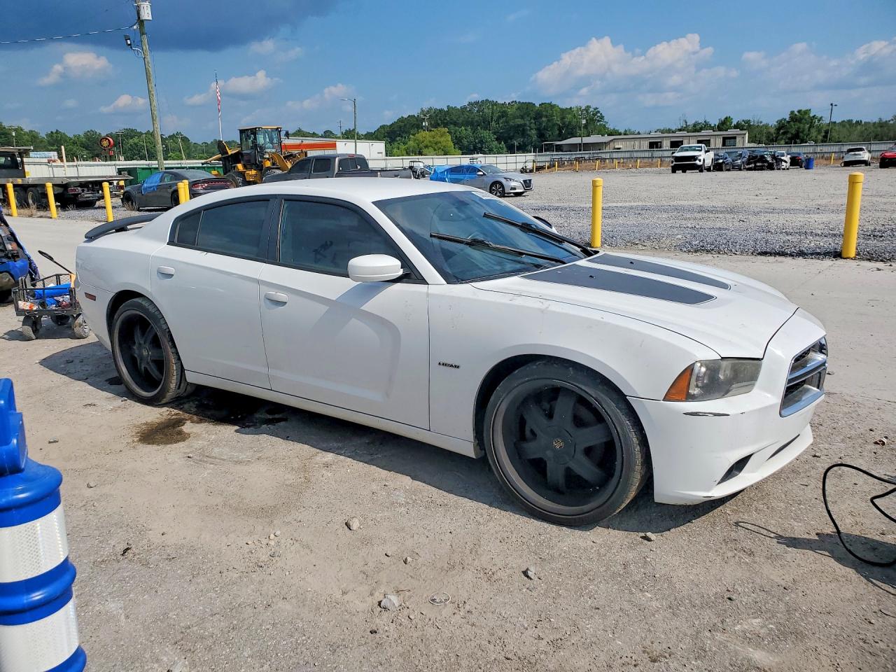 2014 Dodge Charger R/t White vin: 2C3CDXCT9EH362674