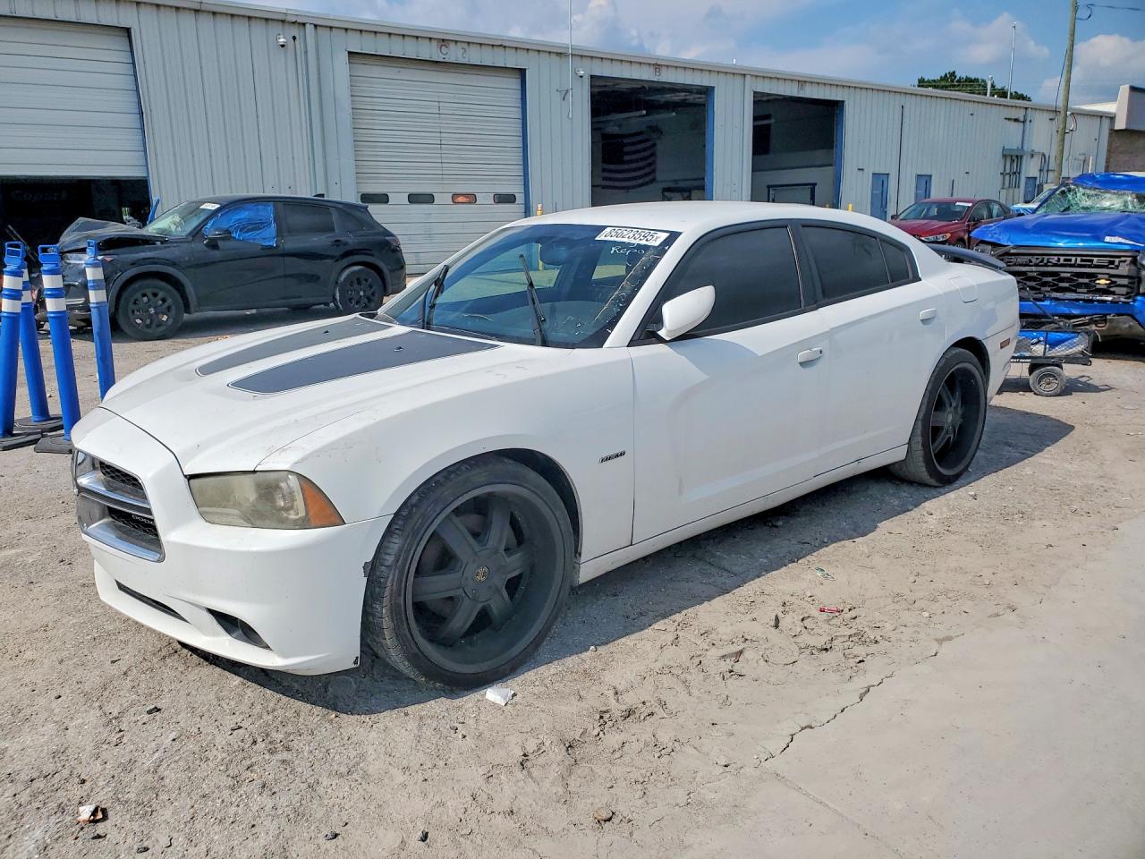 2014 Dodge Charger R/t White vin: 2C3CDXCT9EH362674
