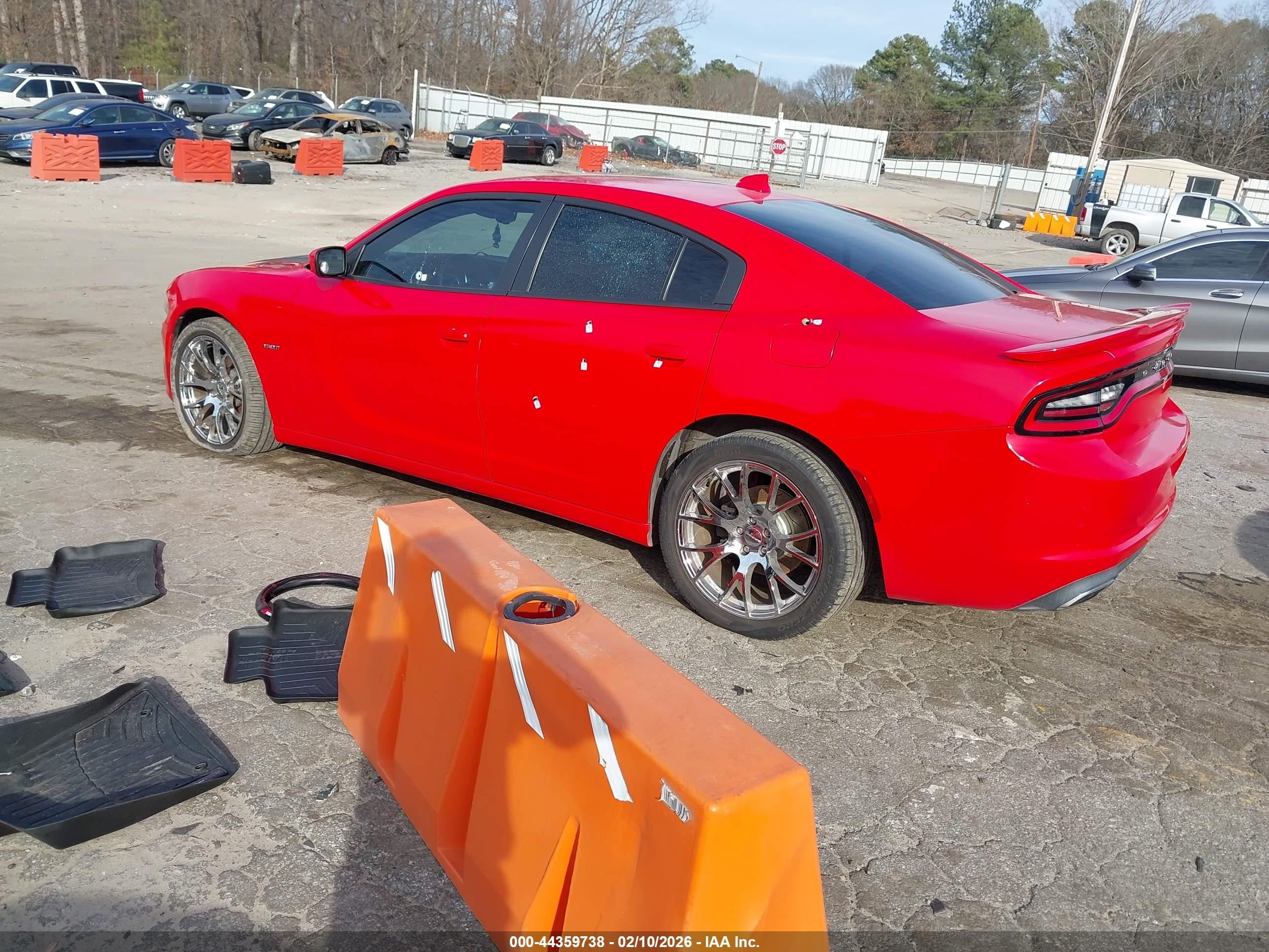 2015 Dodge Charger R/t Красный vin: 2C3CDXCT9FH813636