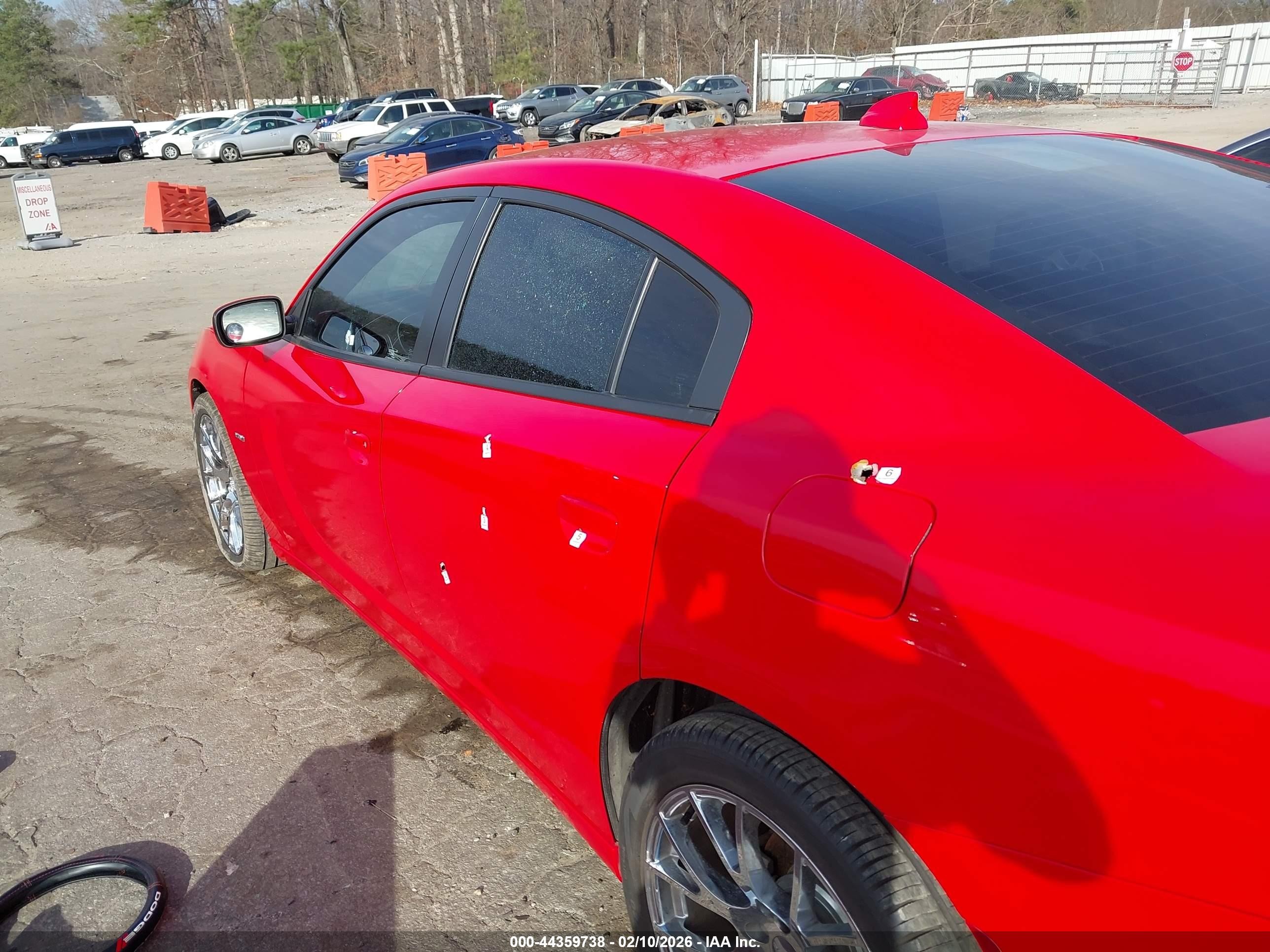 2015 Dodge Charger R/t Красный vin: 2C3CDXCT9FH813636