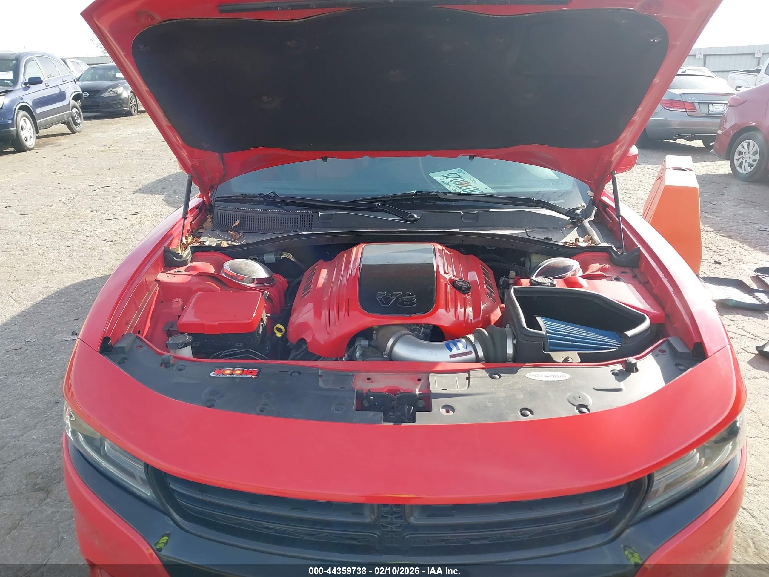 2015 Dodge Charger R/t Красный vin: 2C3CDXCT9FH813636