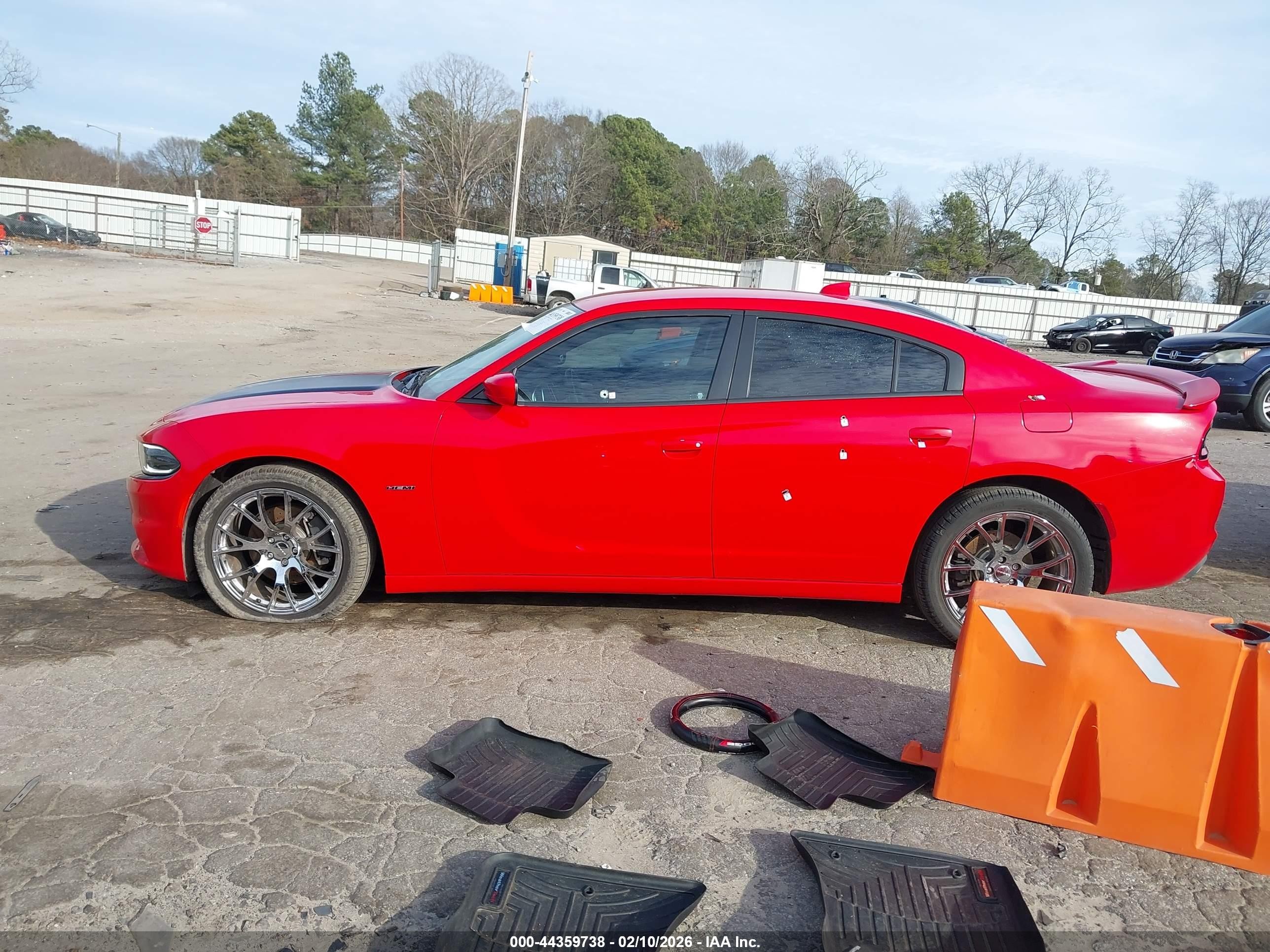 2015 Dodge Charger R/t Красный vin: 2C3CDXCT9FH813636