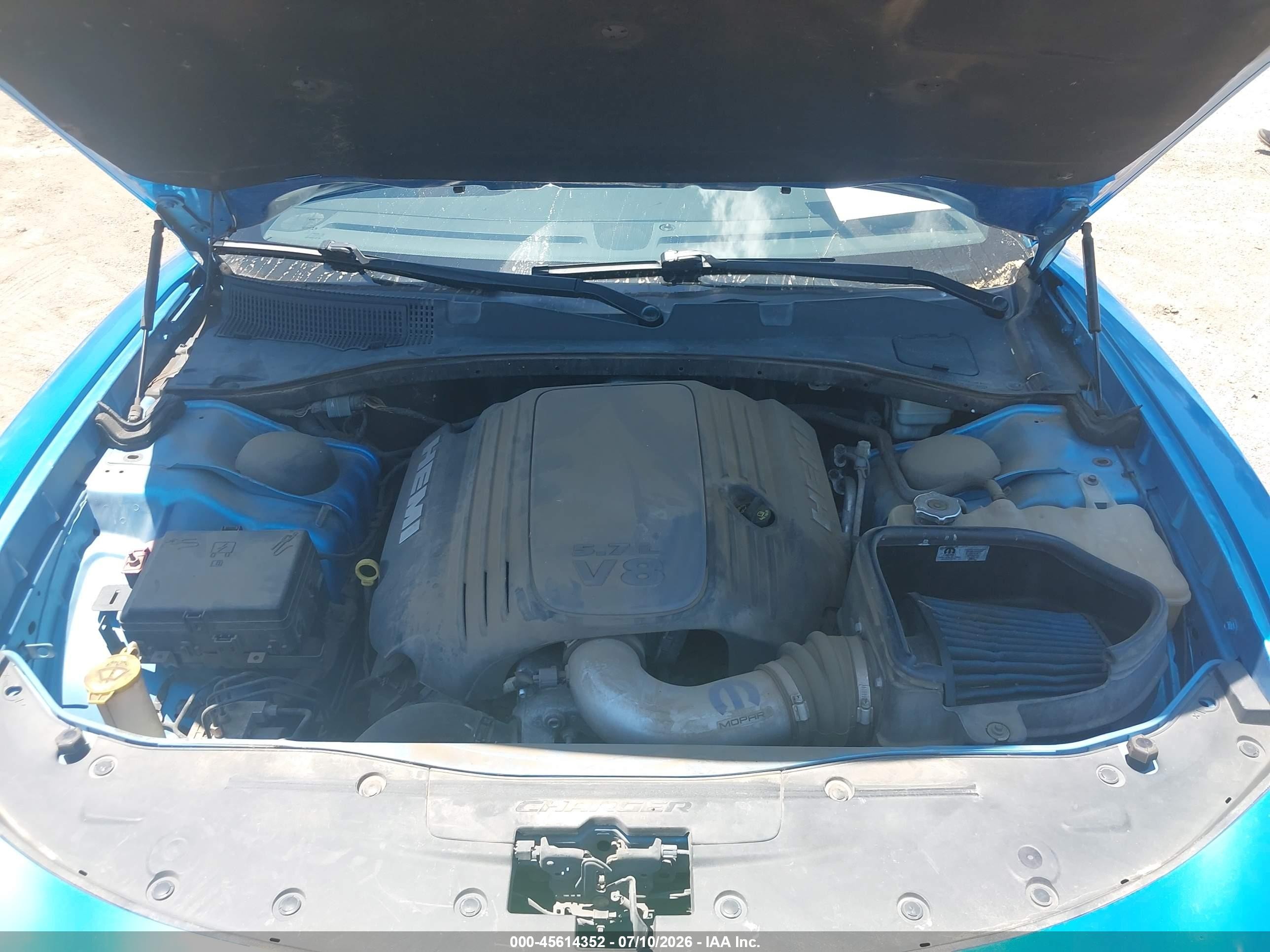 2015 Dodge Charger R/t Blue vin: 2C3CDXCT9FH852081