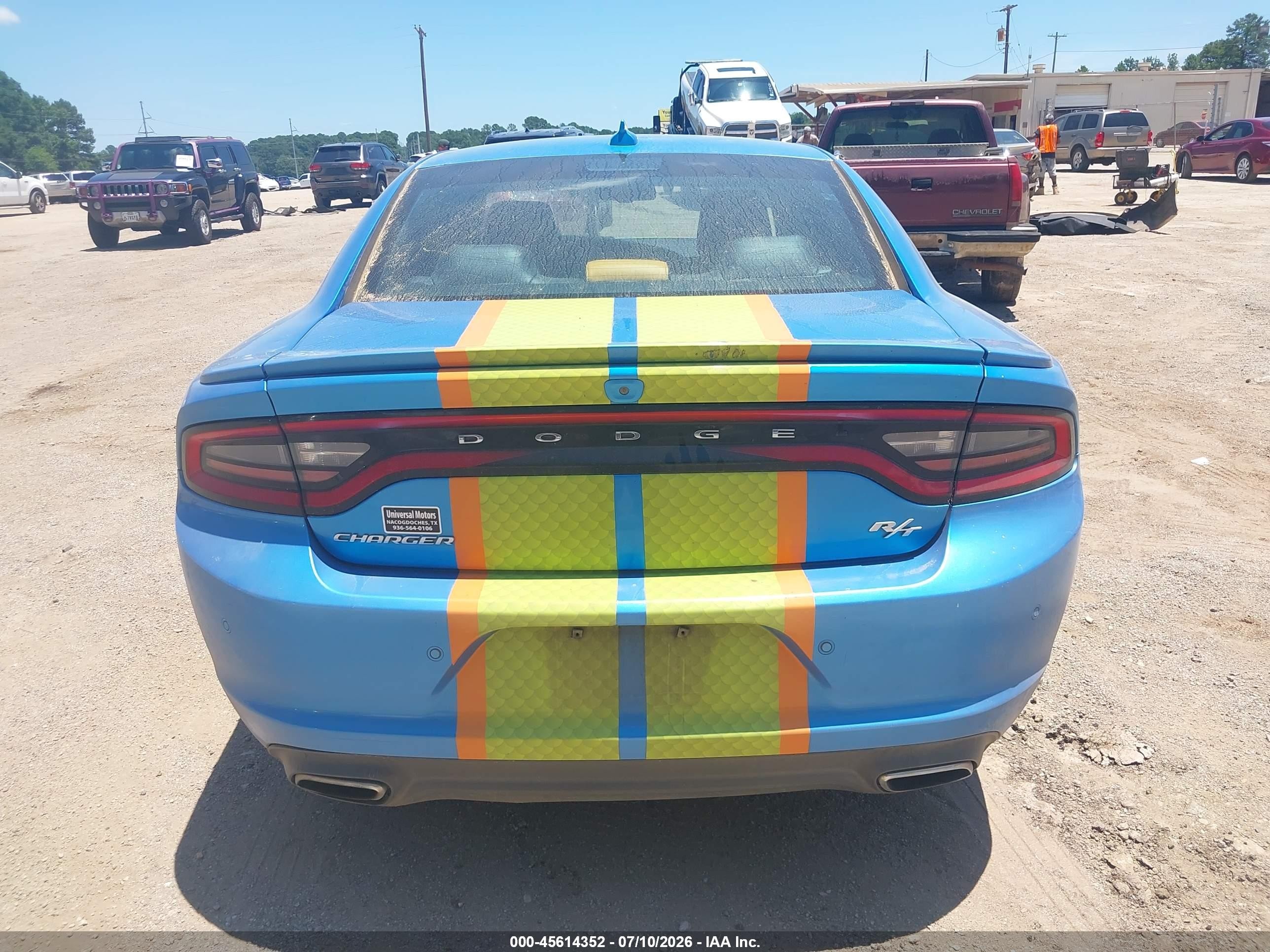 2015 Dodge Charger R/t Blue vin: 2C3CDXCT9FH852081