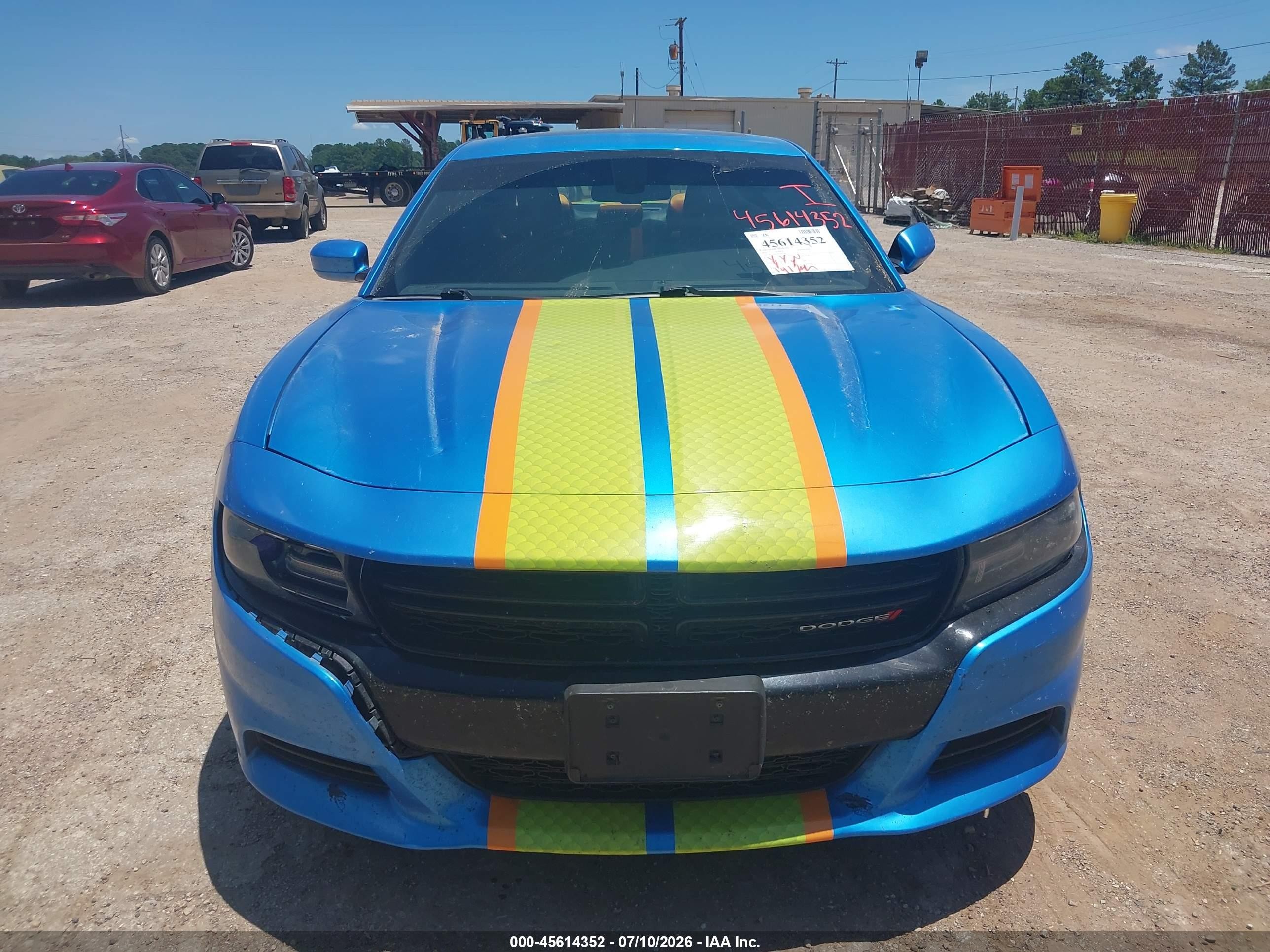 2015 Dodge Charger R/t Blue vin: 2C3CDXCT9FH852081